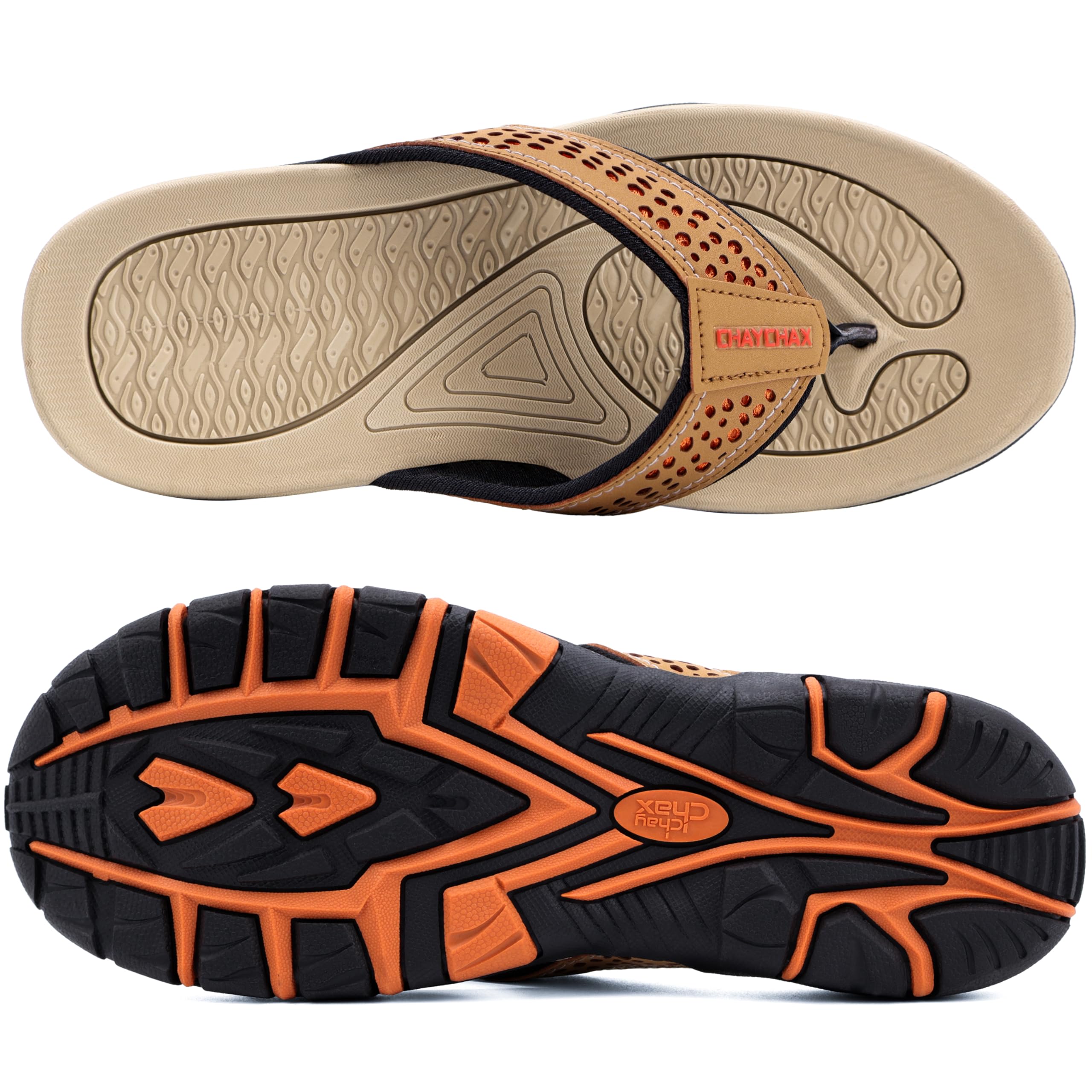 ChayChax Infradito Uomo Scarpe da Spiaggia e Piscina Antiscivolo Sandali Sportivi Pantofole Ciabatte da Mare Gomma Suola per Sostegno dell'Arco