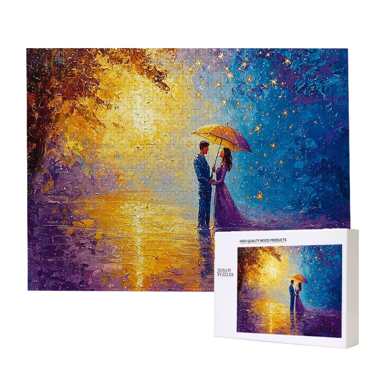 1500 Pezzi di Puzzle, Situazione1500 Pezzi di Puzzle per Adulti, Regalo di Anniversario, Regalo di Natale, Decorazione Della Casa, Prevenzione Della Degenerazione Cerebrale Negli Anziani v-683