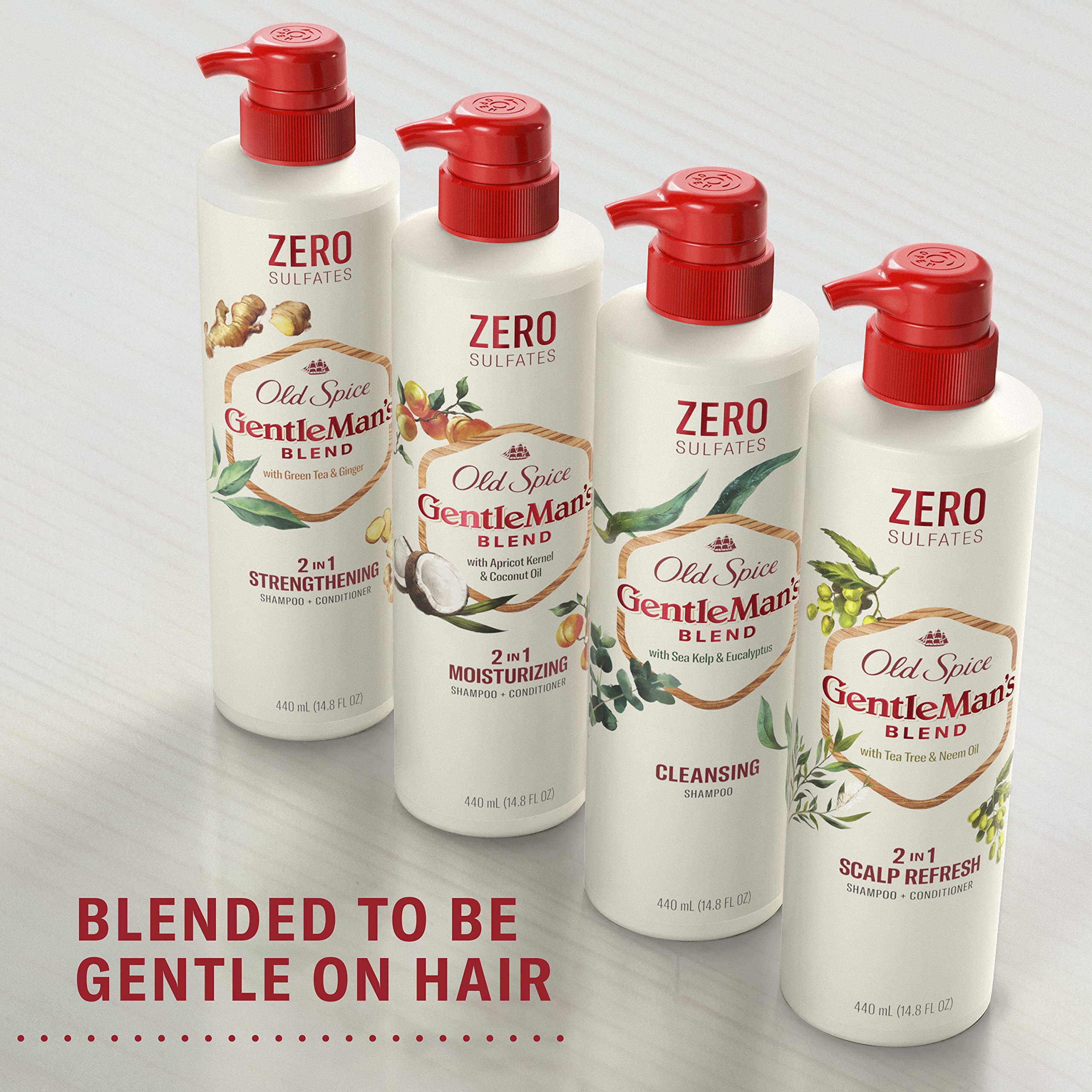 Old Spice Gentleman's Blend with Tea Tree & Neem Oil, 2in1 Scalp