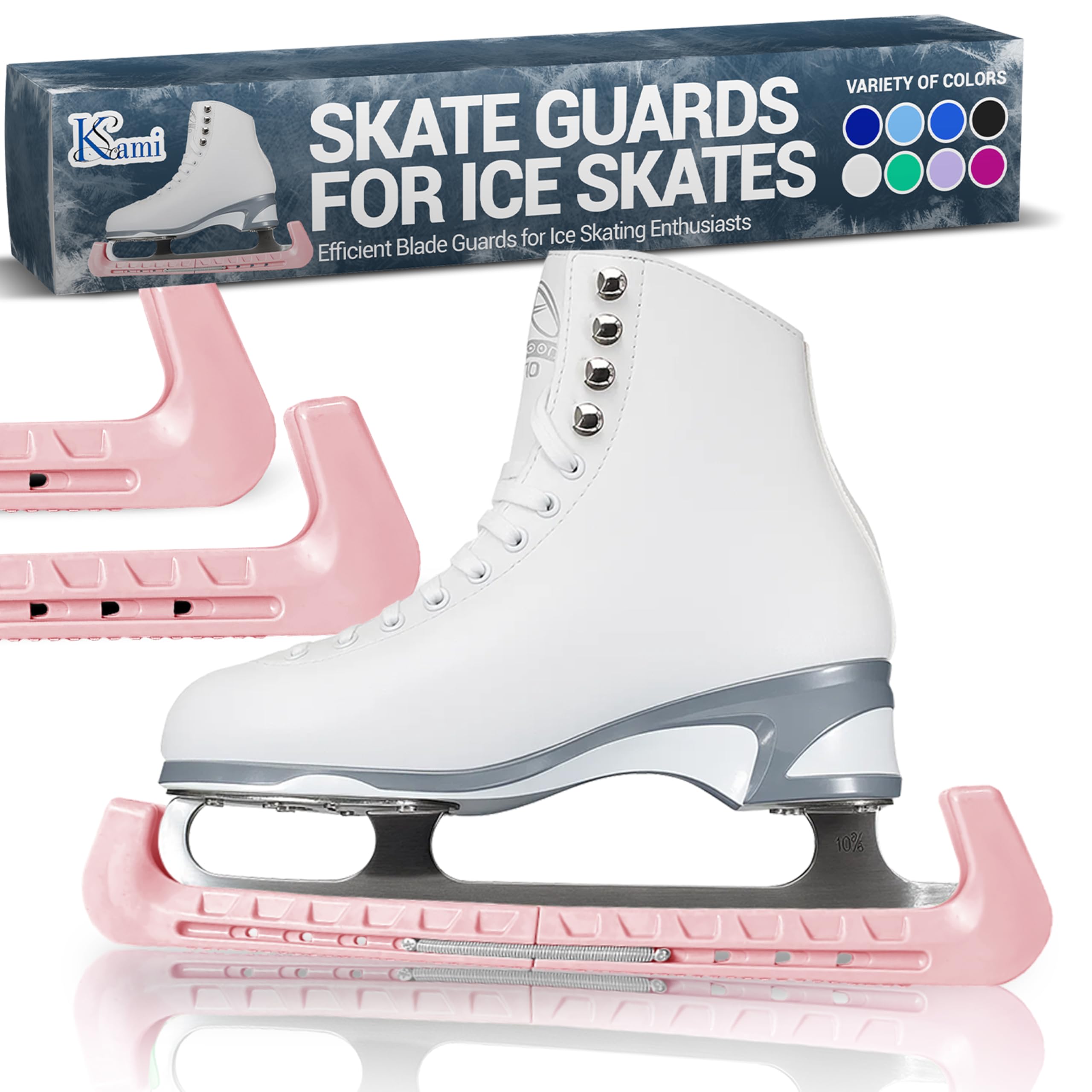 Kami-So Ice Skate Guards | Ice Protector for Blades | Hockey Skate Blade Covers | Figure Covers | Hard Guards & Blade Soakers | Women and Mens Skating