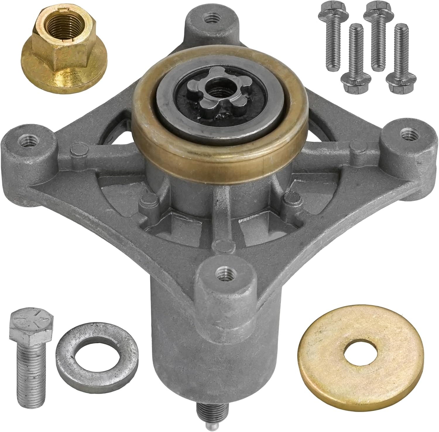 Caltric Spindle Assembly Compatible with Husqvarna Ayp Dixon Craftsman Lawn Mowers 285-585 532187292
