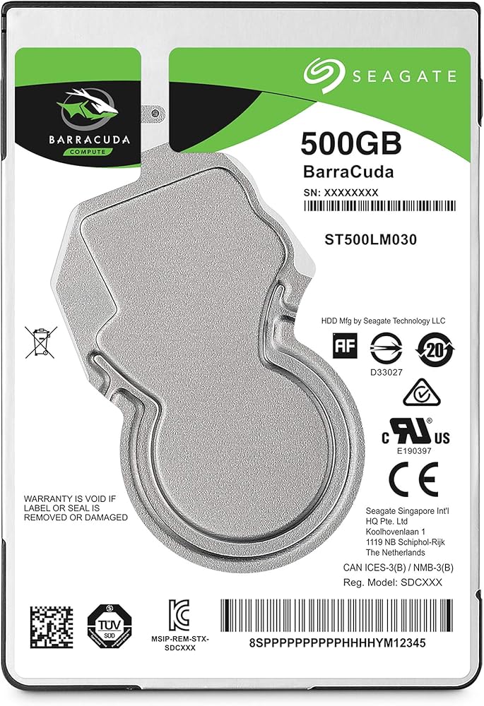 Seagate BarraCuda 1TB 2.5" Internal Hard Drive with 5400 RPM & 128MB Cache thumbnail 4