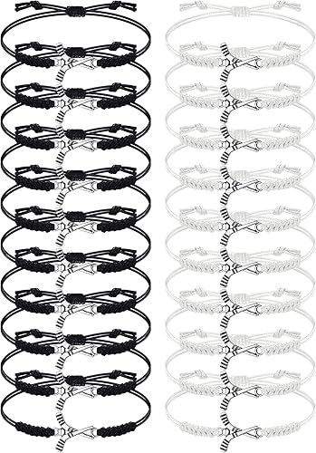 Miniatura 8 de Jadive 20 pulseras de hockey sobre hierba, pulsera ajustable de hockey de cuerda para niñas, niños, amigos, adolescentes, jugadores de equipo,