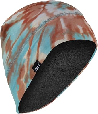 Zanheadgear Helmet Liner/Beanie SportFlex Series Fleece Lined Natural Tie Dye