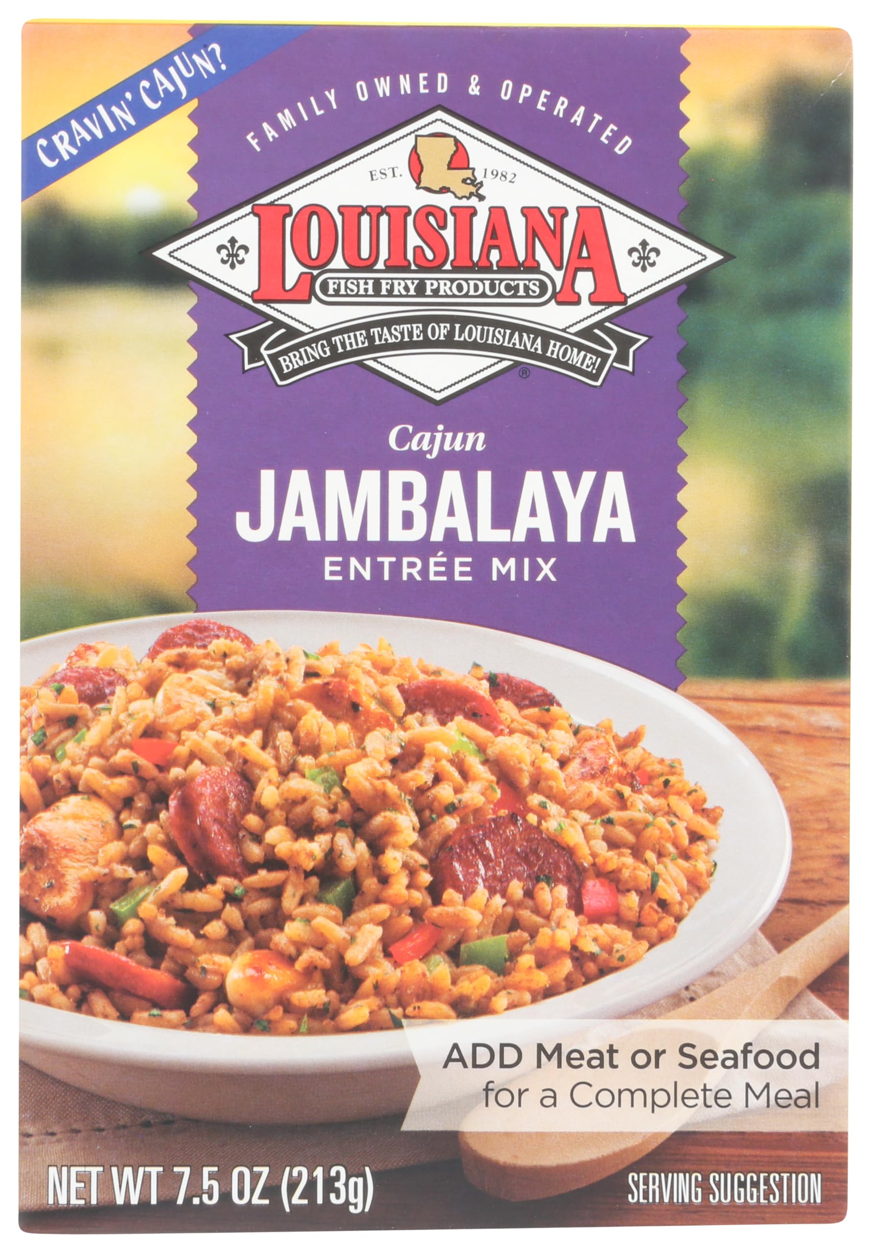 LOUISIANA FISH FRY MIX JAMBALAYA 7.5 OZ