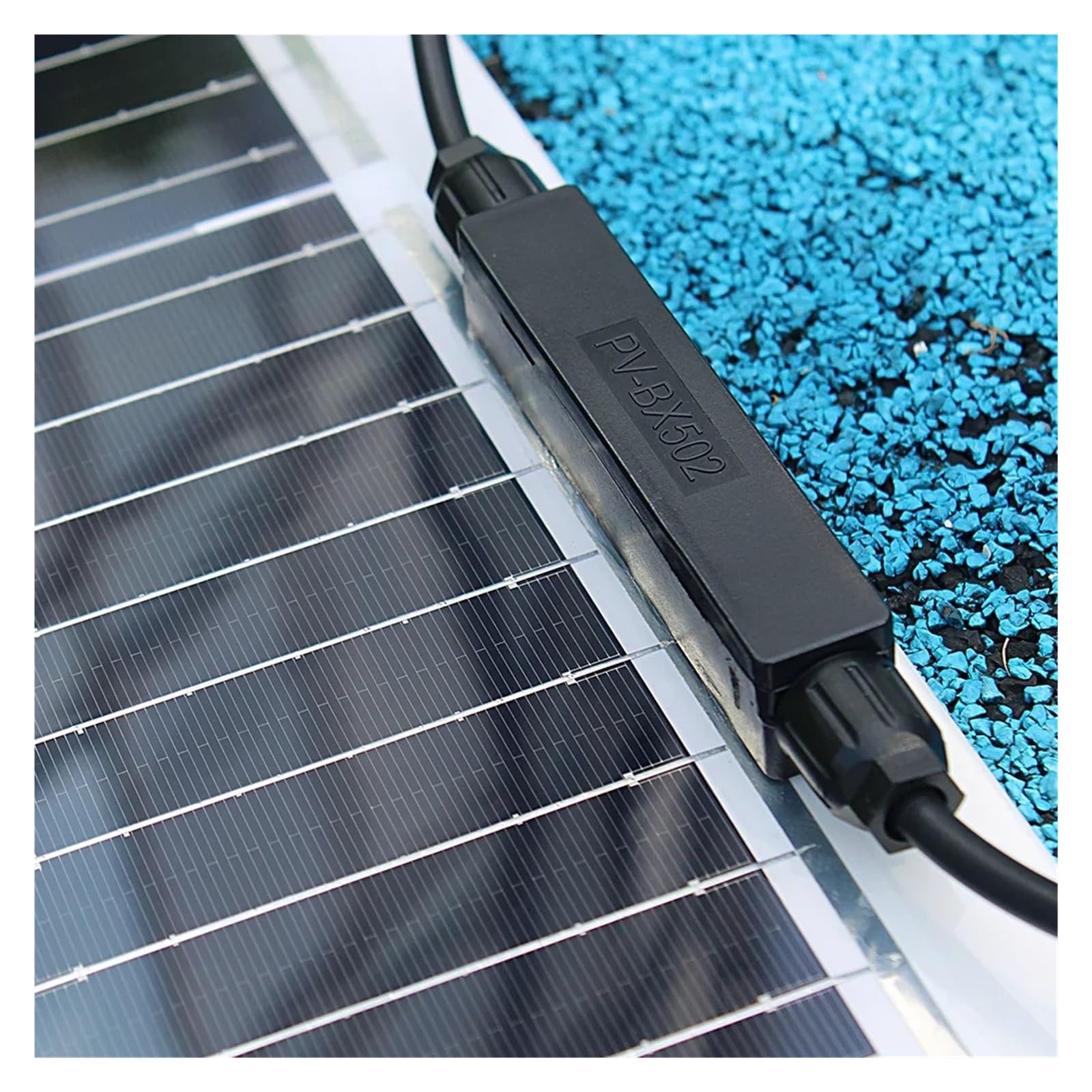 Panneau Solaire Flexible, Panneau Solaire Étanche Monocristallin 18V