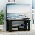 Furinno Jaya TV Stand, Entertainment Center, TV Console for TV up to 55 Inch, for Living Room, Bedroom, Espresso