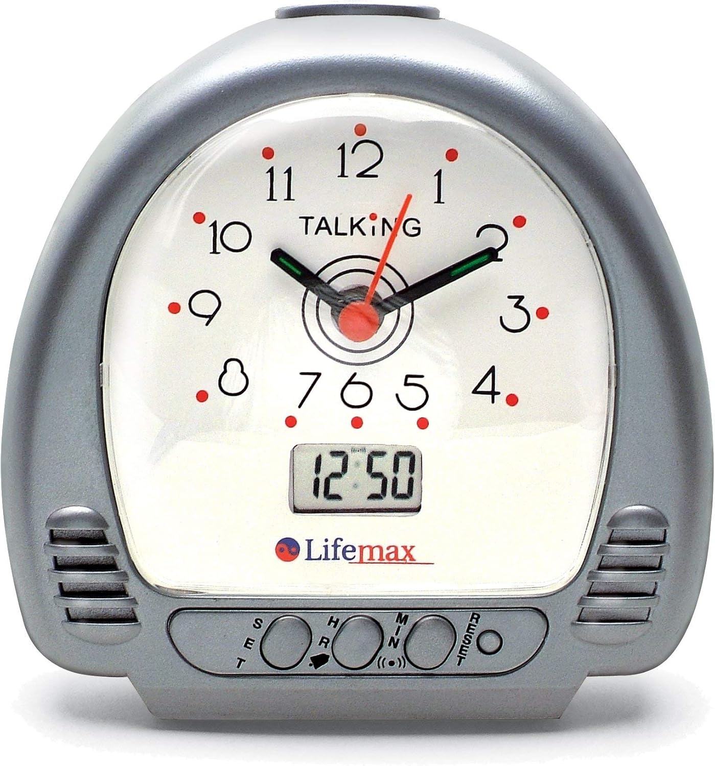 Lifemax Talking Clock, Analogue & Digital Display, Voice Announcement