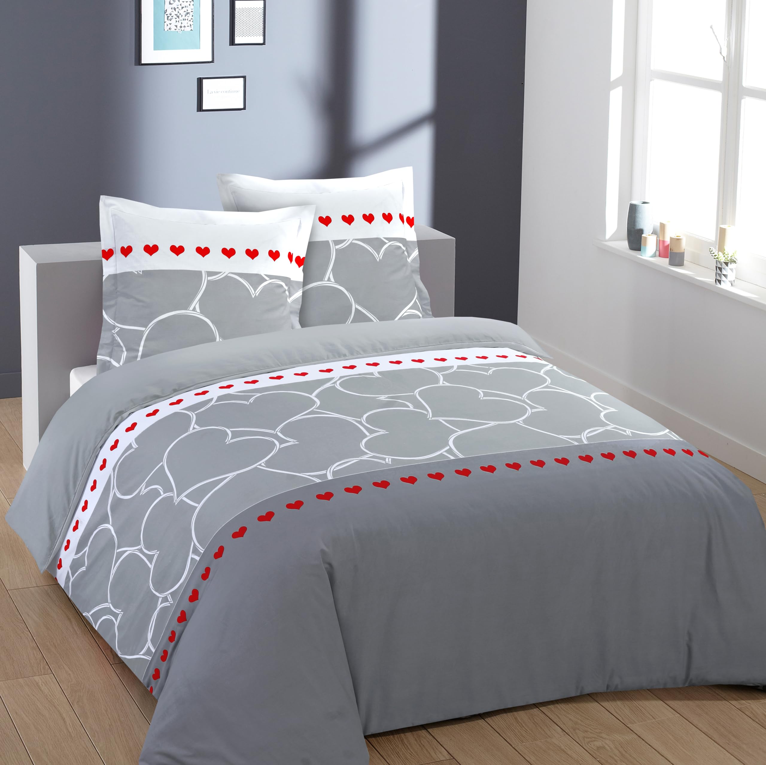 Appletree Set copripiumino da giardino a pois, 100% cotone, bianco con pois bianchi, king size | Leroy Merlin Appletree Set copripiumino da giardino a pois, 100% cotone, bianco con pois bianchi, king size | Leroy Merlin