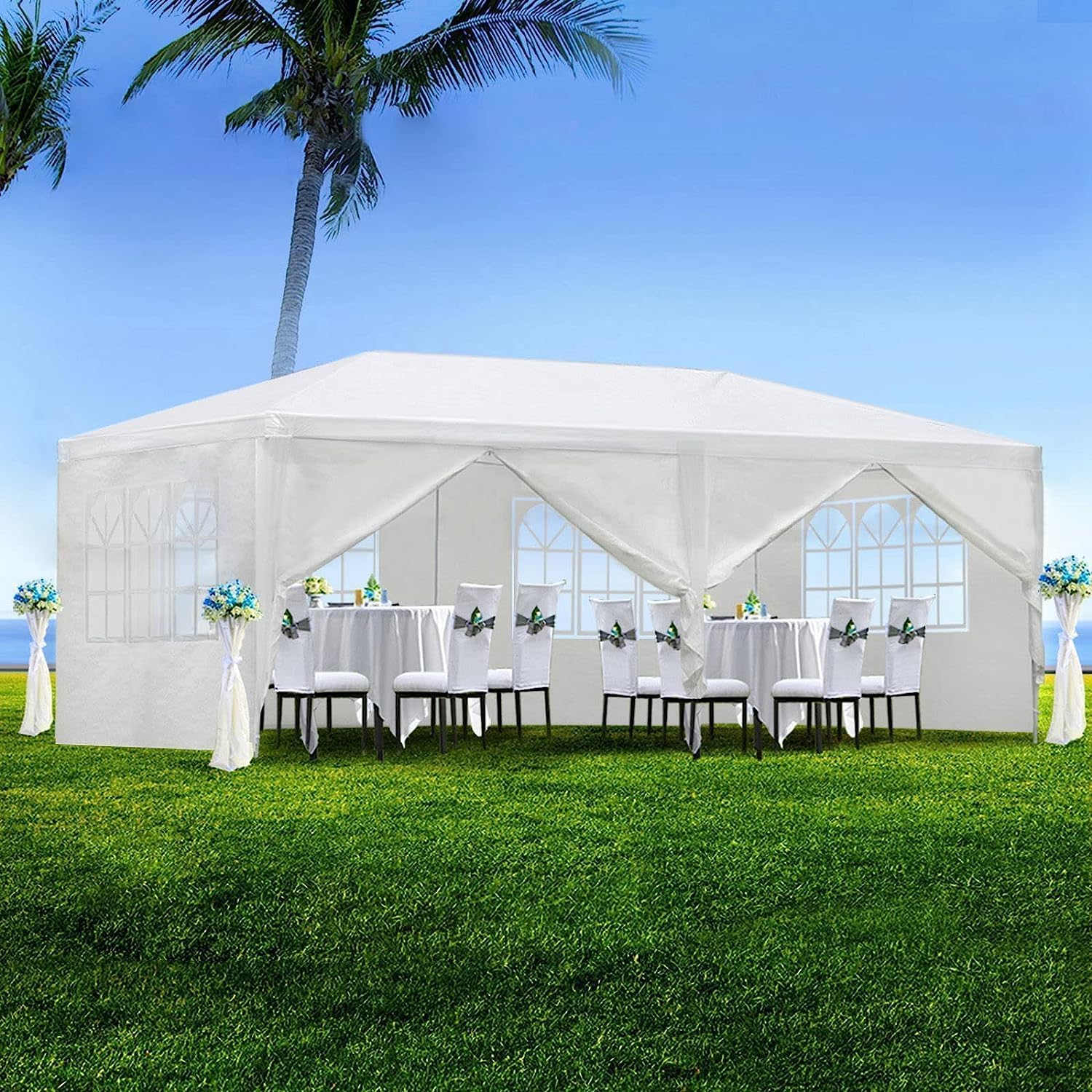 10'x20' Party Tent, Outdoor Large Tents for Parties