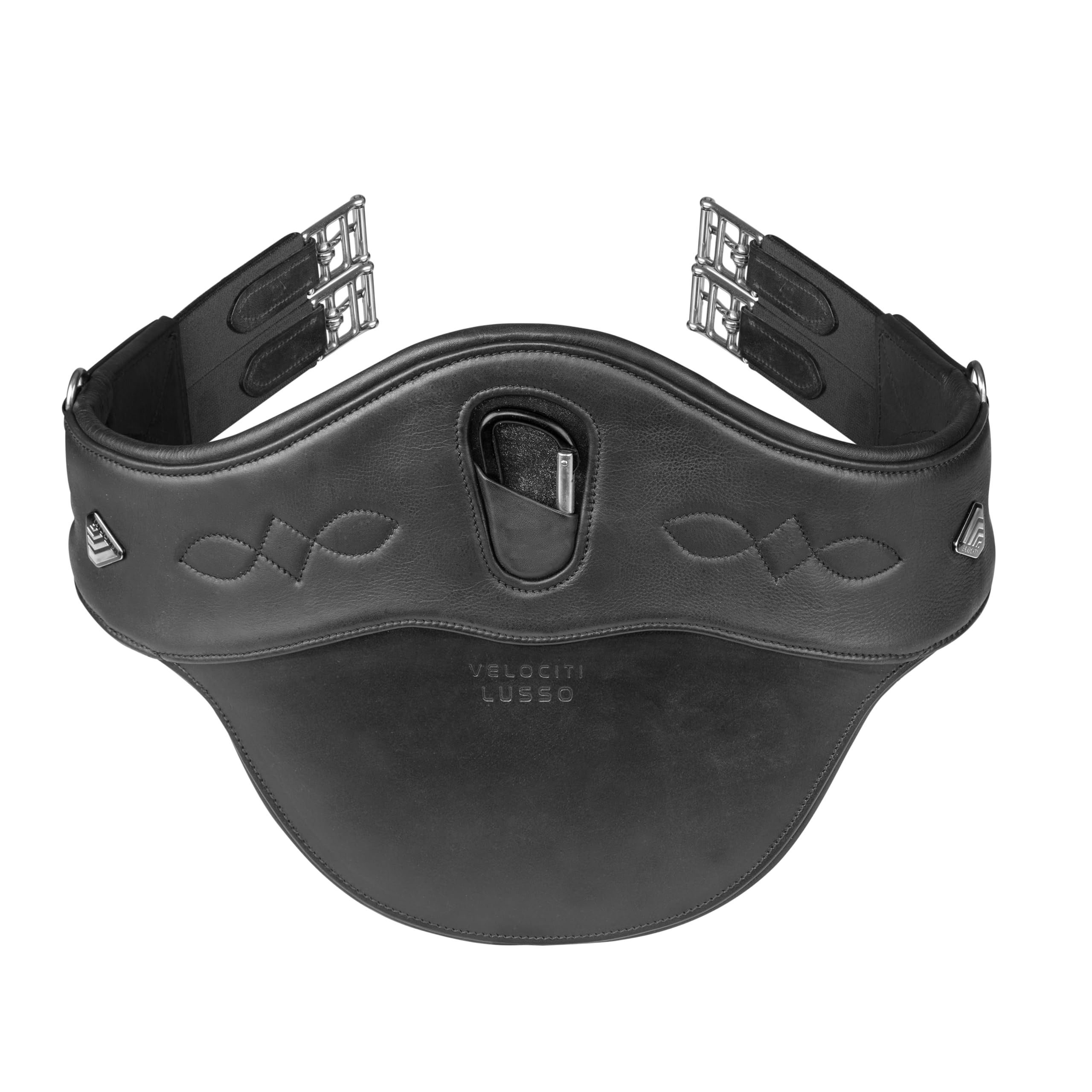 Lusso Stud Girth (Black, 48")
