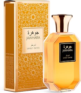 Jawhara Sweet Dates | Ambery Fruity Eau de Parfum 3.3 fl oz | Notes of Raspberry, Medjool Dates, and Rich Amber | Long Lasting | Everyday Wear | Travel Size