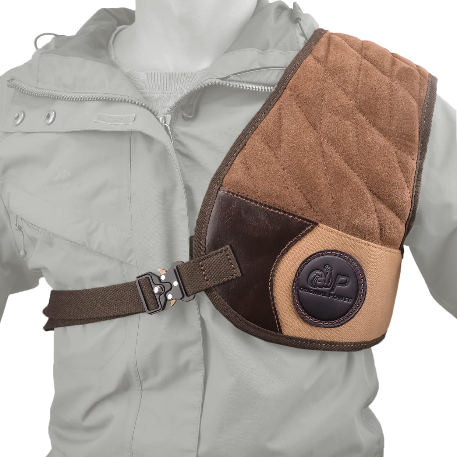 WAYNE'S DOG Leather Canvas Shooting Recoil Shields with Durable Construction