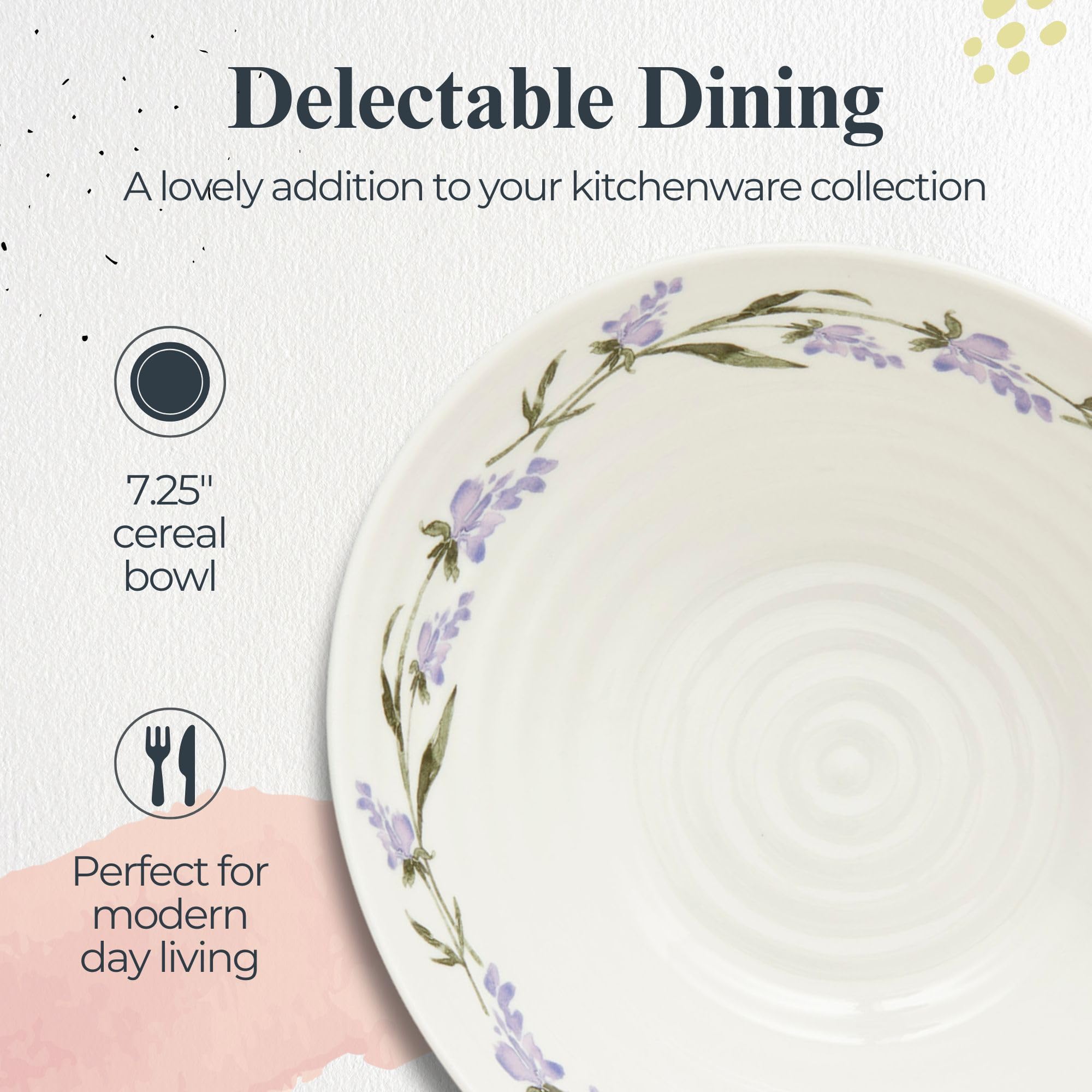 Amazon.co.jp: Sophie Conran Portmeirion Lavandula シリアルボウル