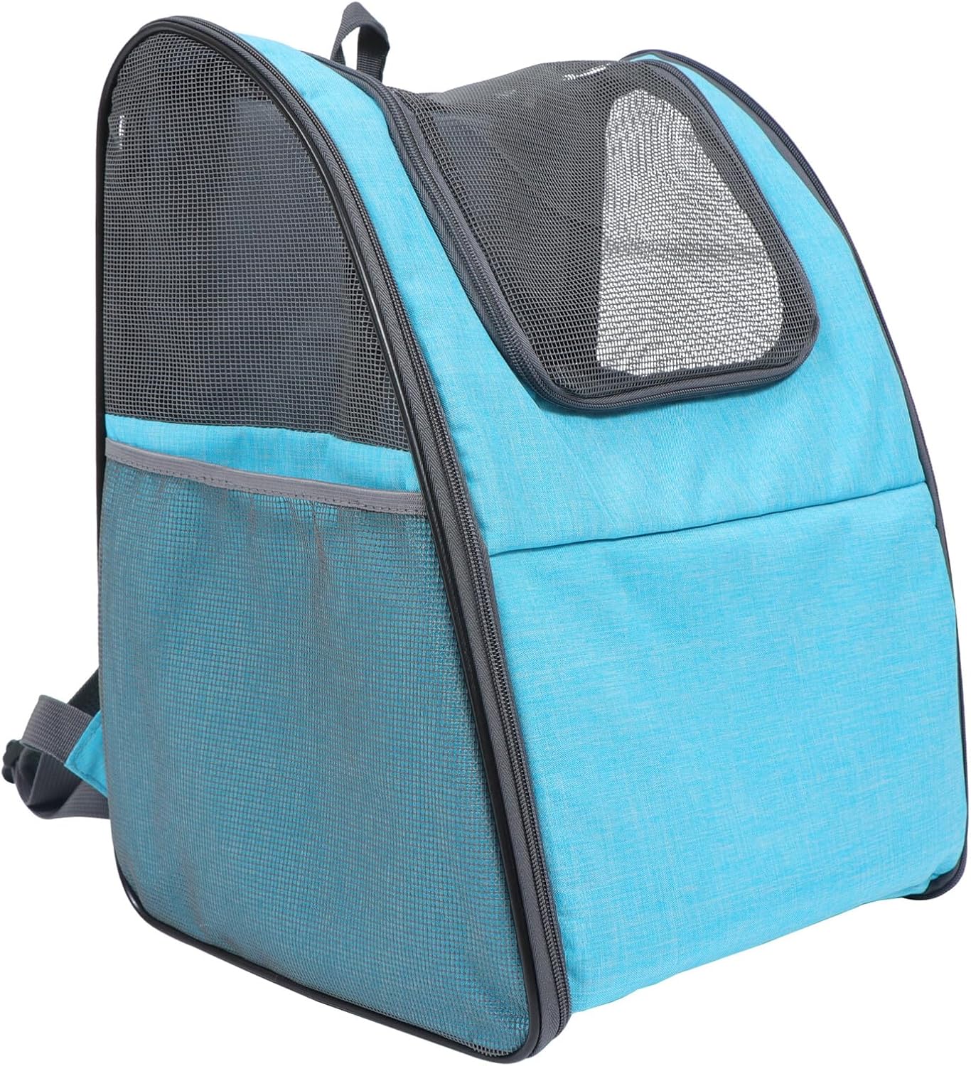 ERINGOGO Breathable Pet Backpack Dog Carrier Bag Mesh Ventilation Foldable Lightweight Shoulder Carrier for Outdoor Use with Cats and Small Dogs