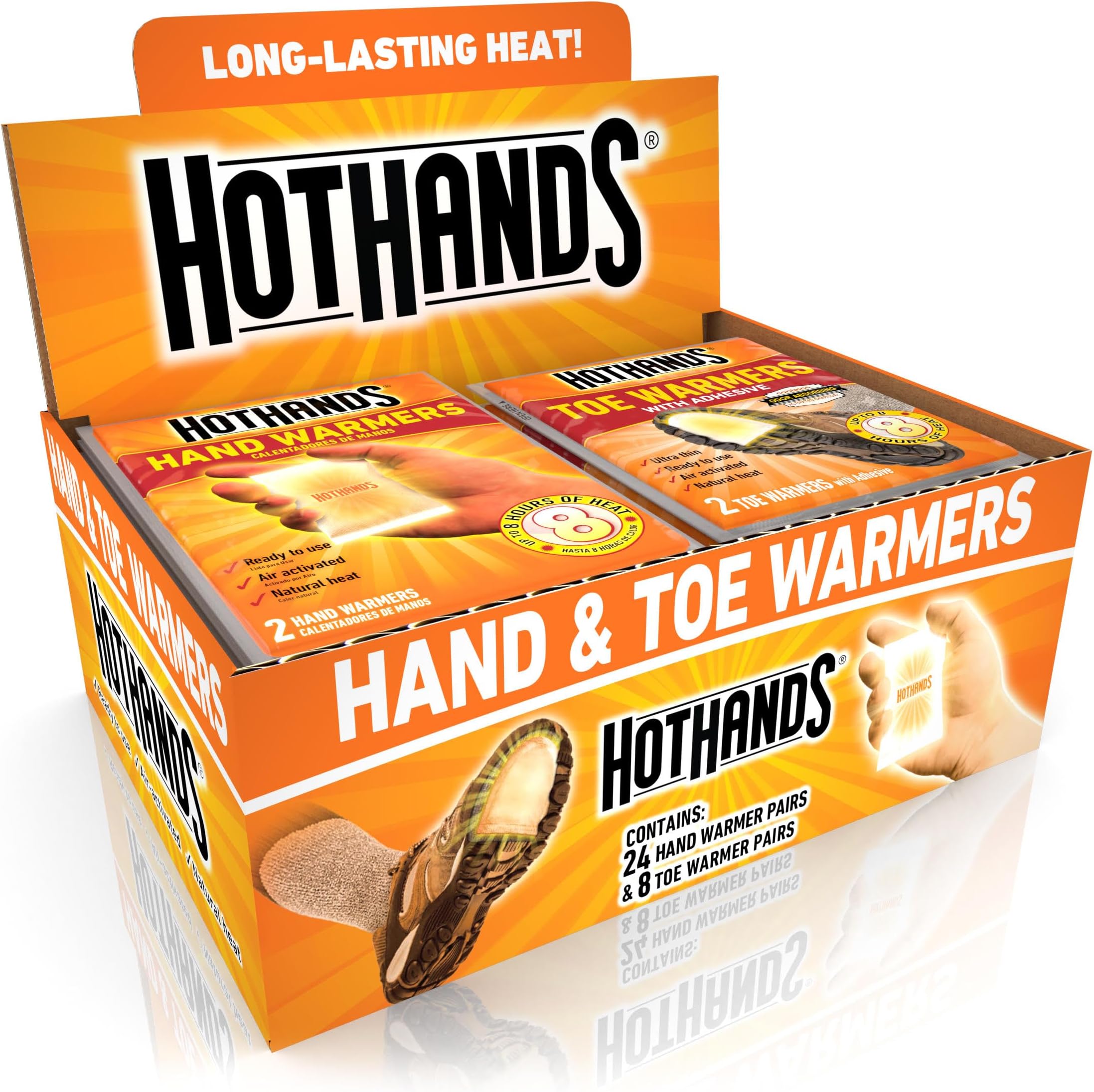 HotHands Hand Warmer Bulk 50 pk. Box (50 Pairs) Sports