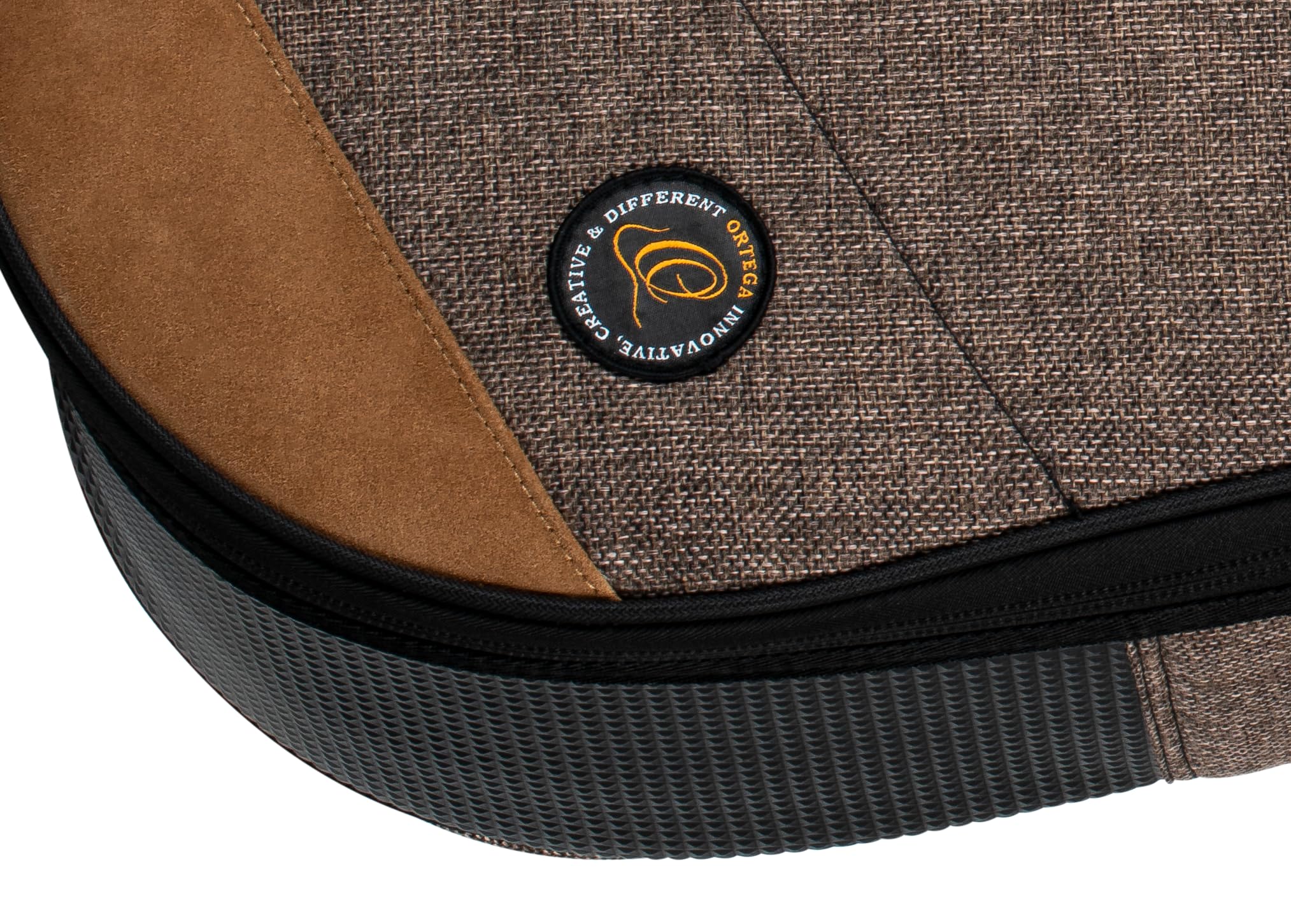 Ortega Guitars Soft Case pour Guitare - Dreadnought - Case pour Guitare Acoustique Gaucher - Hauteur 107 cm - Largeur 42 cm - Coton/Toile, Brun (OSOCADN-CP-L)