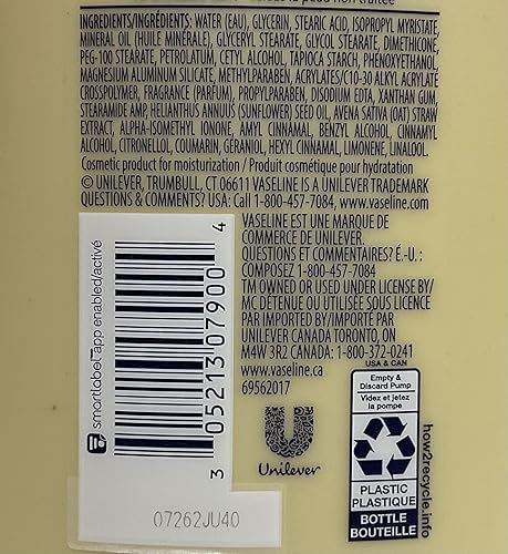 Miniatura 3 de Vaseline Loción corporal curativa esencial de cuidado intensivo hidrata la piel seca cuidado curativo eficaz y comprobado piel de aspecto