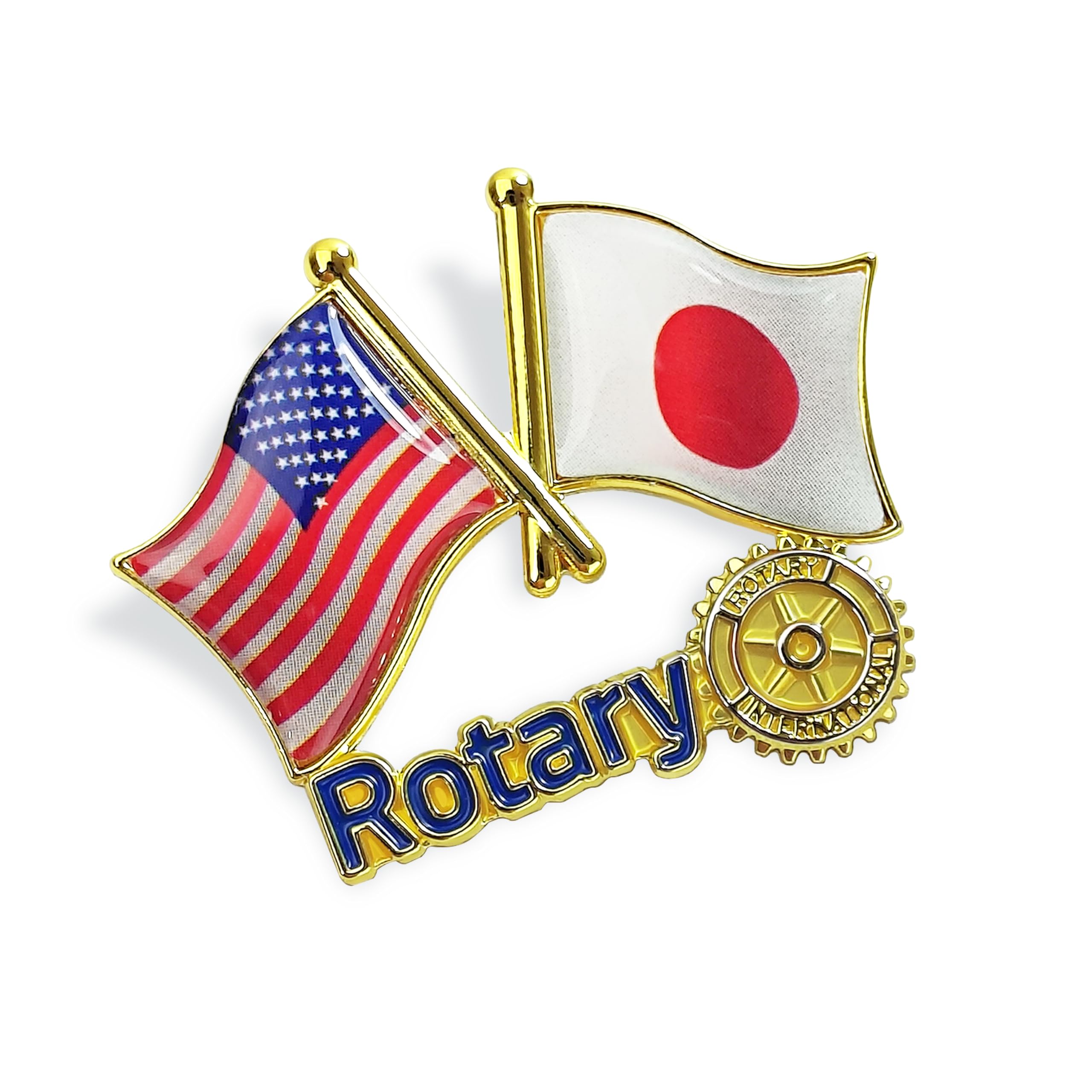 Amazon.co.jp: ロータリー友好バッジ 国旗ピンバッジ 日本と29