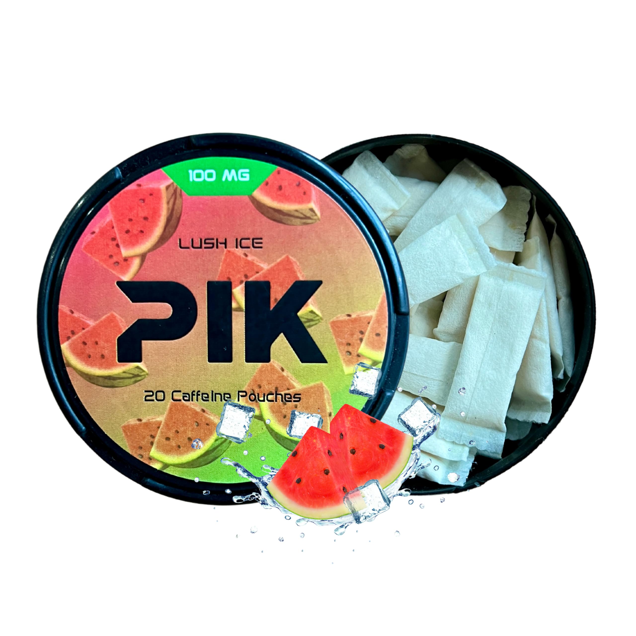 PIK Caffeine Pouches - Lush Ice Flavor | 20 Pouches -100mg Strength Each | Nicotine & Tobacco Free | Energy Boost & Workout Supplement | Coffee Addicts Delight | Cool & Fruity (B0D6VX5N8D) Amazon Price History, Amazon Price Tracker