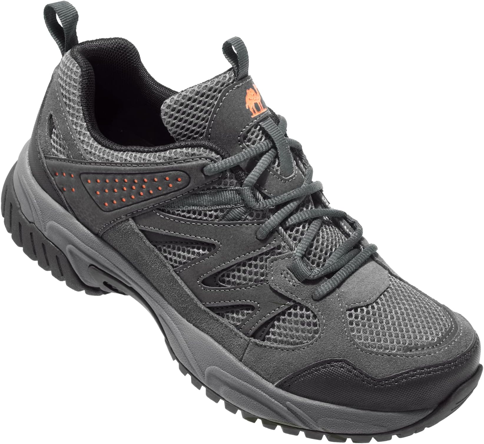CAMELSPORTS Hiking Shoes Men Lightweight Non-Slip Breathable Sneakers Low Top Walking Shoes for Outdoor Trailing Trekking Walking Climbing