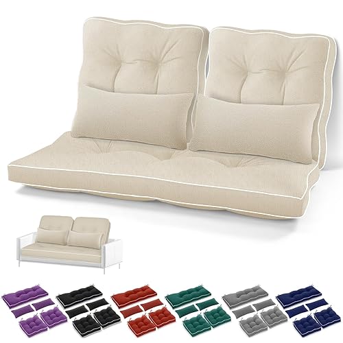 Chunful Set of 5 Outdoor Bench Cushions Set 44 x