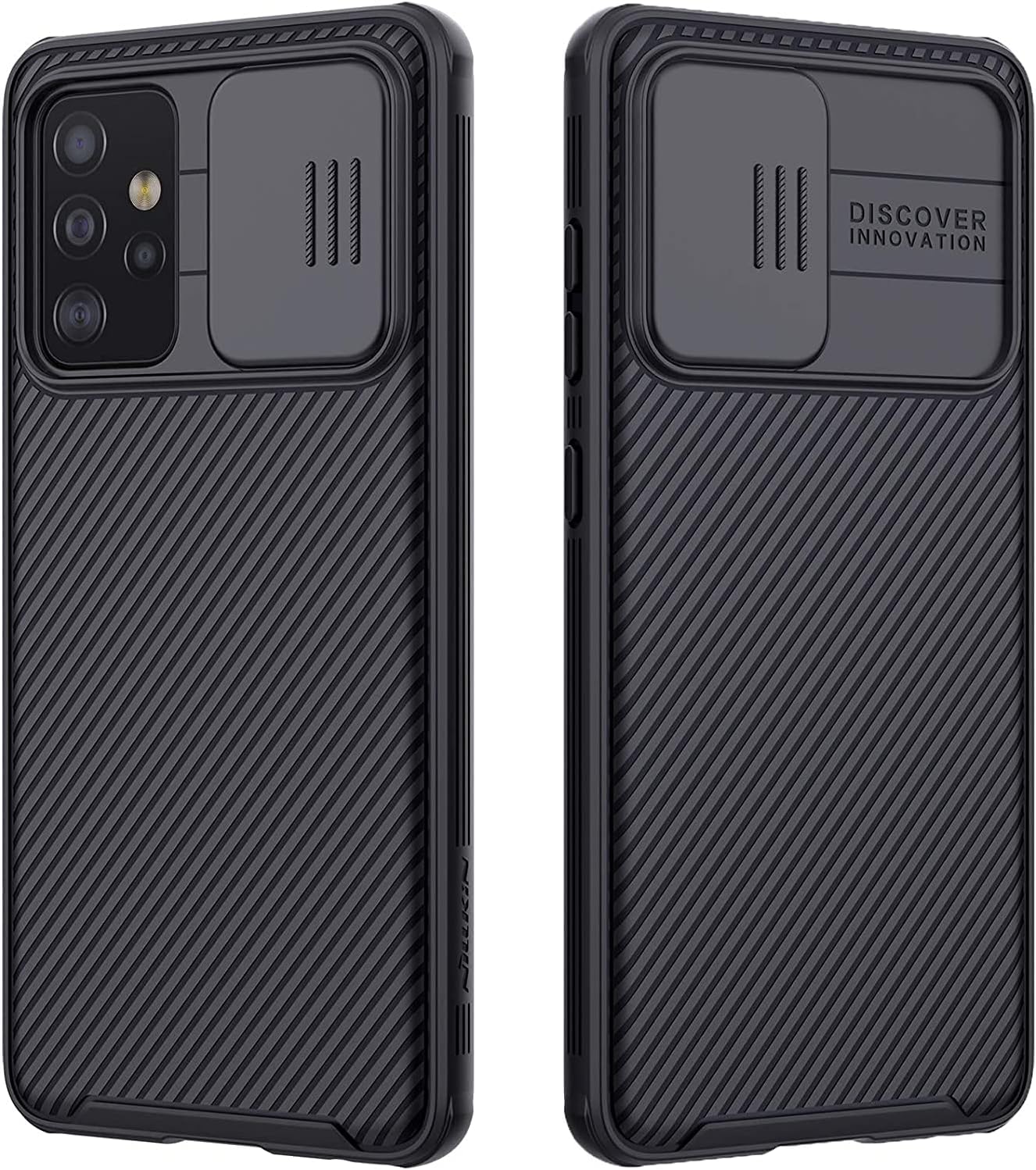 Nillkin Galaxy A52 Case, Camshield Pro Case with Camera & Privacy Protection | Slide Camera Cover | Slim Fit | Anti Slip | Scratchproof Shockproof Protective Case for Samsung Galaxy A52 4G/5G - Black