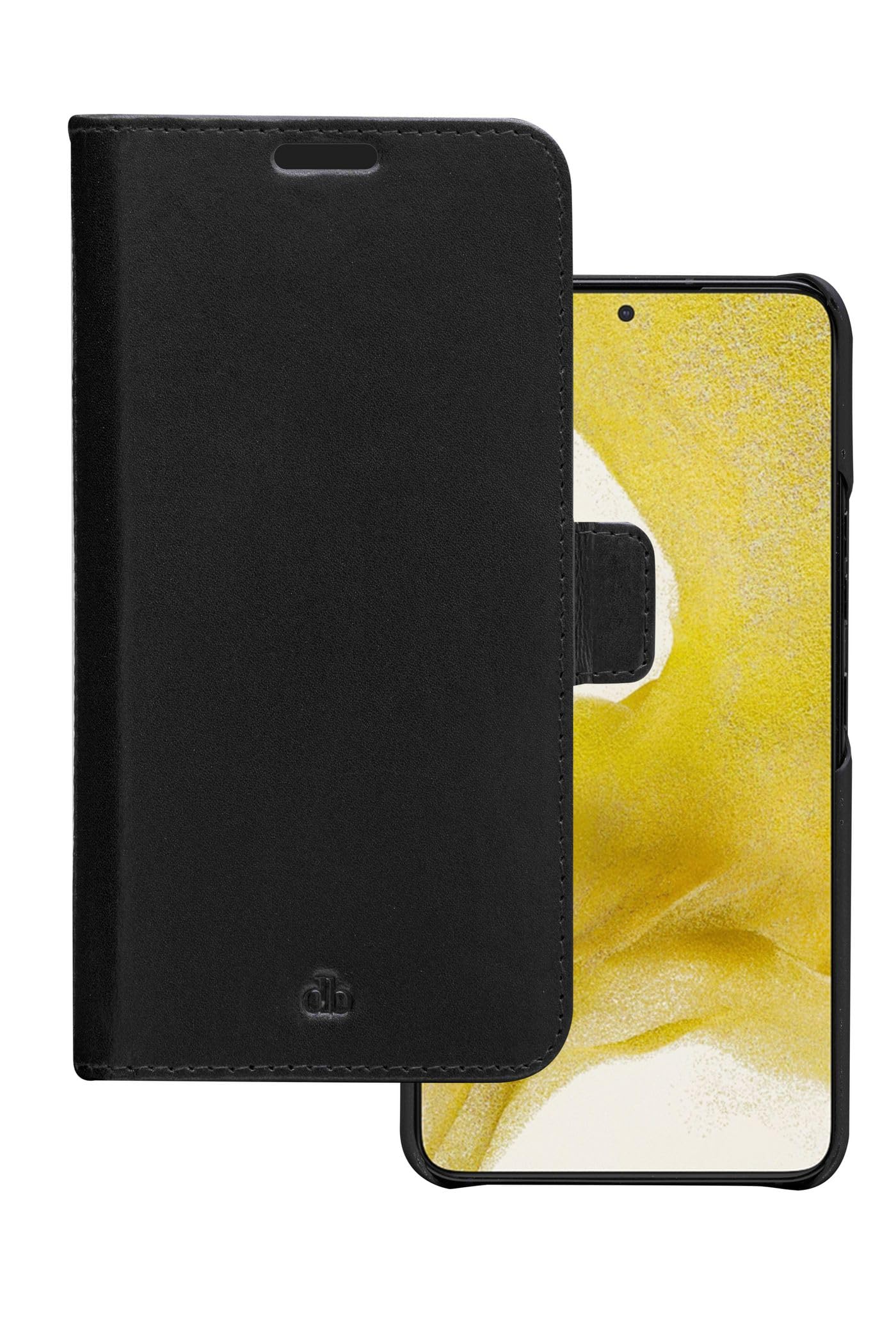 DBramante Wallet with Magnetic Cover Lynge - czarny - do Samsung Galaxy S22 Plus