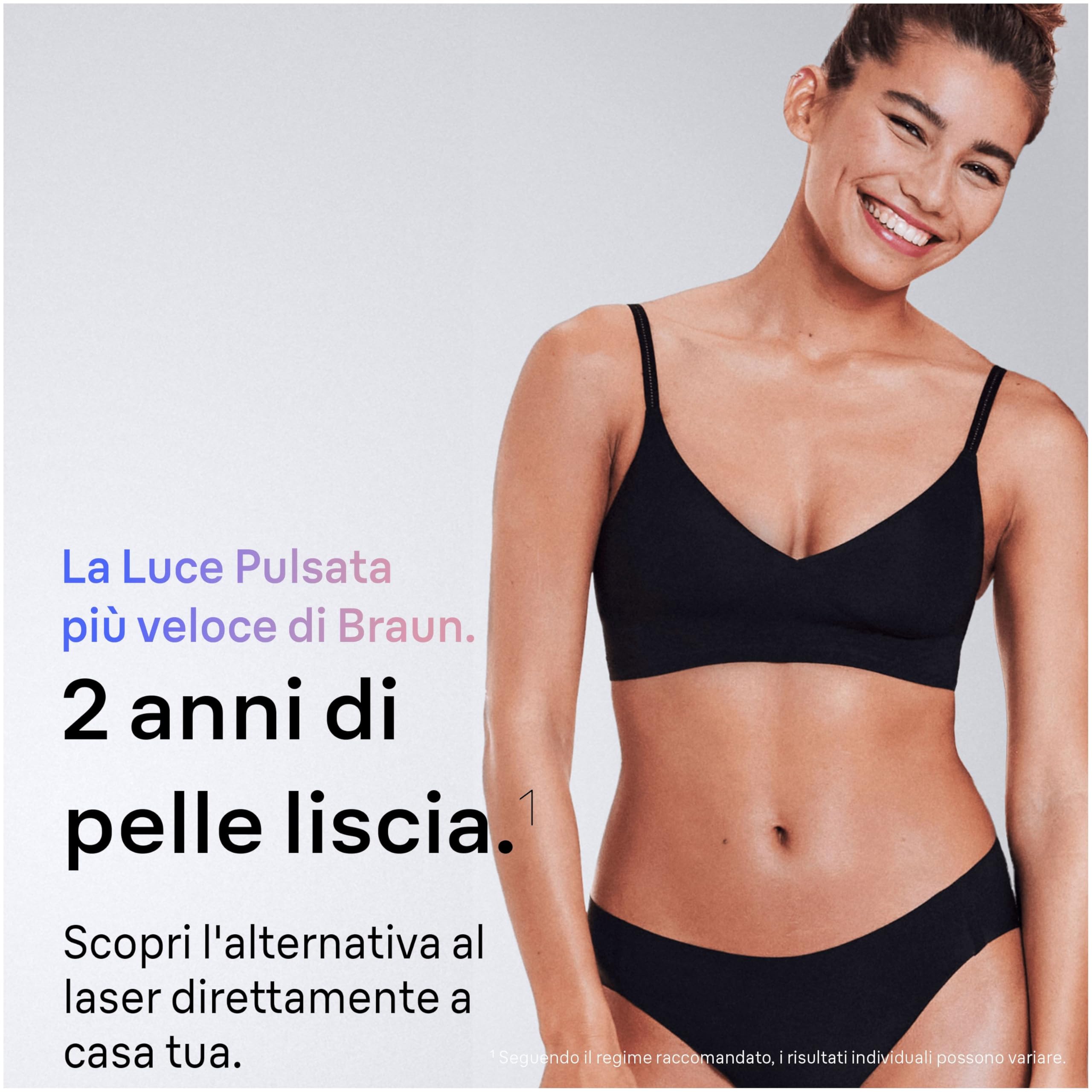 Braun Skin I·Expert Epilatore Luce Pulsata Smart, Depilatore Corpo Donna, Alternativa Laser Peli Donna, App Gratuita, Include Pochette, Rasoio Venus, Luce Pulsata Braun, 4 Testine Viso e Corpo, Pl7387