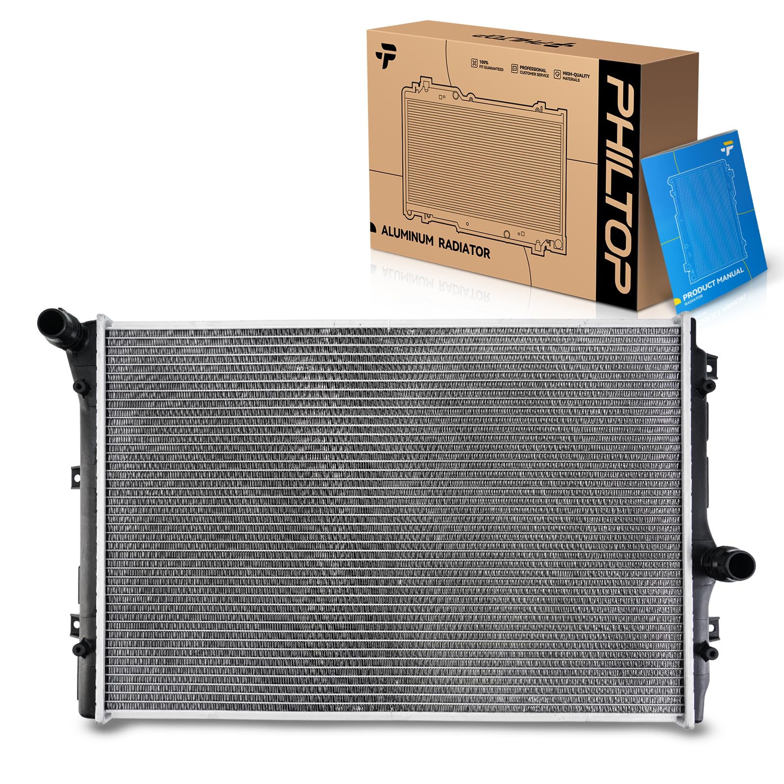 PHILTOP Radiator Compatible with 2012-2014 Passat 2.0L