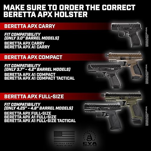 Vista 6 de CYA Supply Co. Path IWB Holsters - Propiedad de veteranos - Fabricado en Estados Unidos