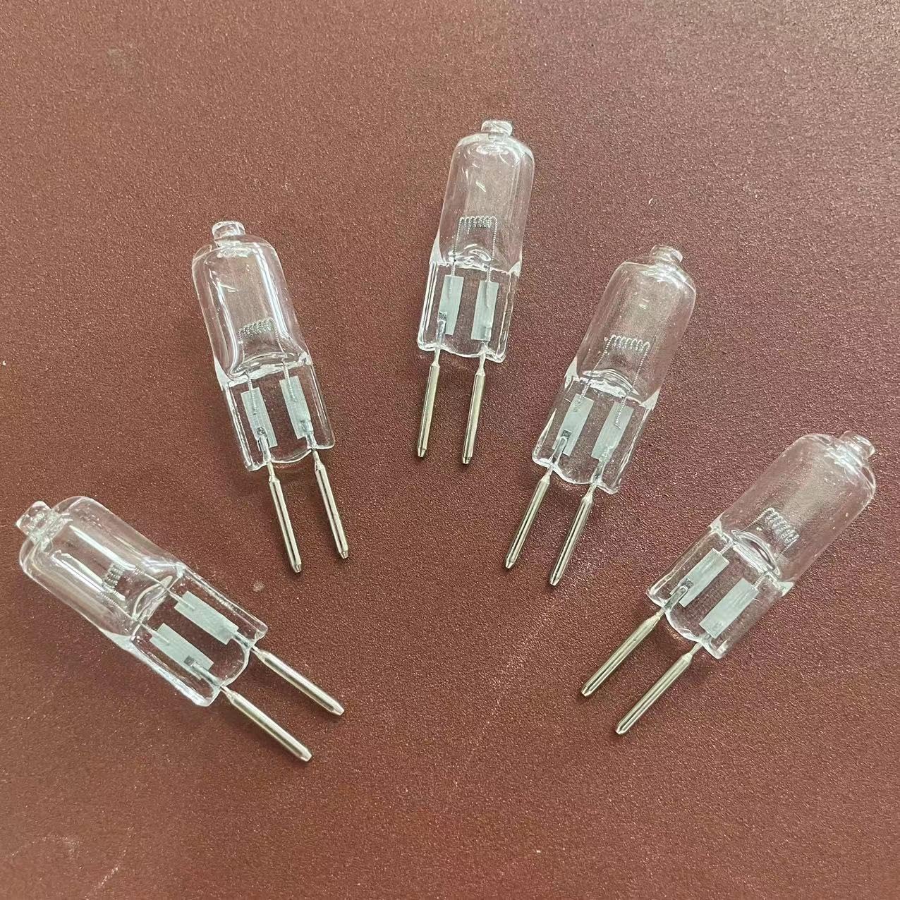 WYLIELAMSH 5PCS G5.3 24V Aroma Halogen Bulb GU5.3 Bi-Pin Base Crystal Chandelier Bulbs,75W