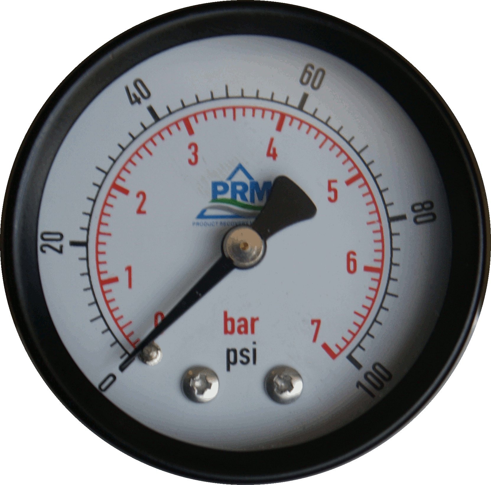 Beduan Air Pressure Gauge For Air Compressor 1-1/2 Dial Center Back Mount