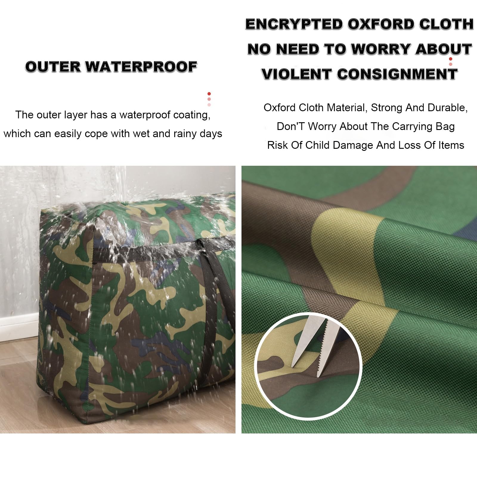 DOSSAE Bolsa Almacenaje Ropa,Bolsa con Asas y Cremalleras,Bolsa de Almacenamiento Extra Grande con Correas de Mochila,Bolsas para Guardar Ropa, Mantas, Edredones. (Size : 150L)