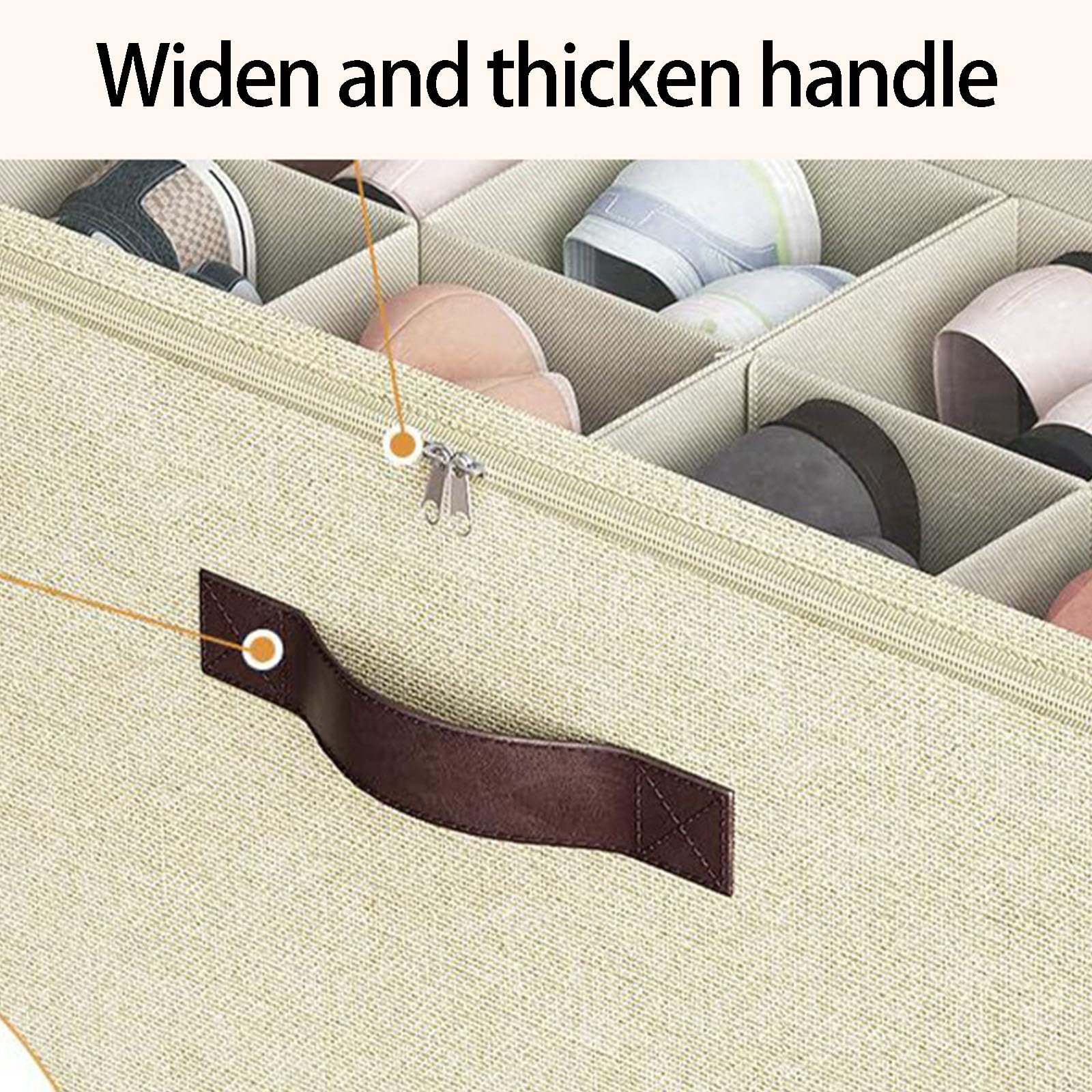 Multifunktionale Schuhtasche, 8 Fächer, Reiseaufbewahrung mit, PVC Fenster, Schuhstaubschutz