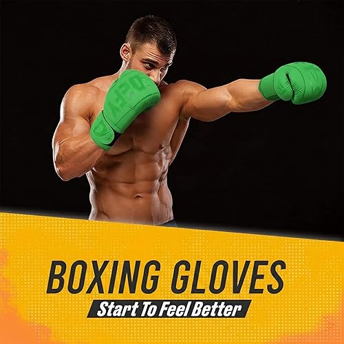 Miniatura 2 de DEFY - Guantes de boxeo para hombres y mujeres, guantes de boxeo de cuero sintético de alta calidad para entrenamiento, perfectos para perforar