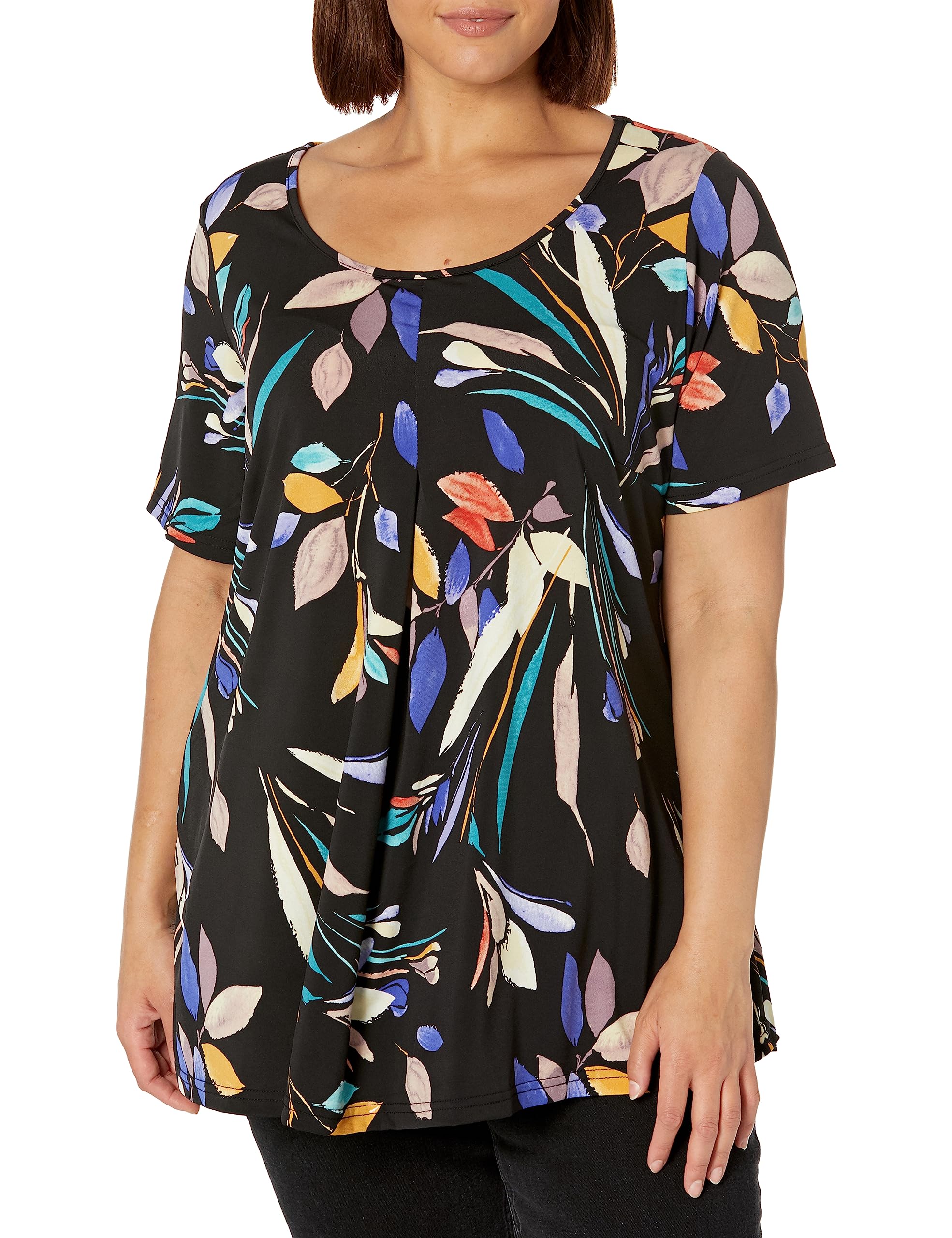 AvenueAvenue Women's Plus Size Tunic Liv PLT Front