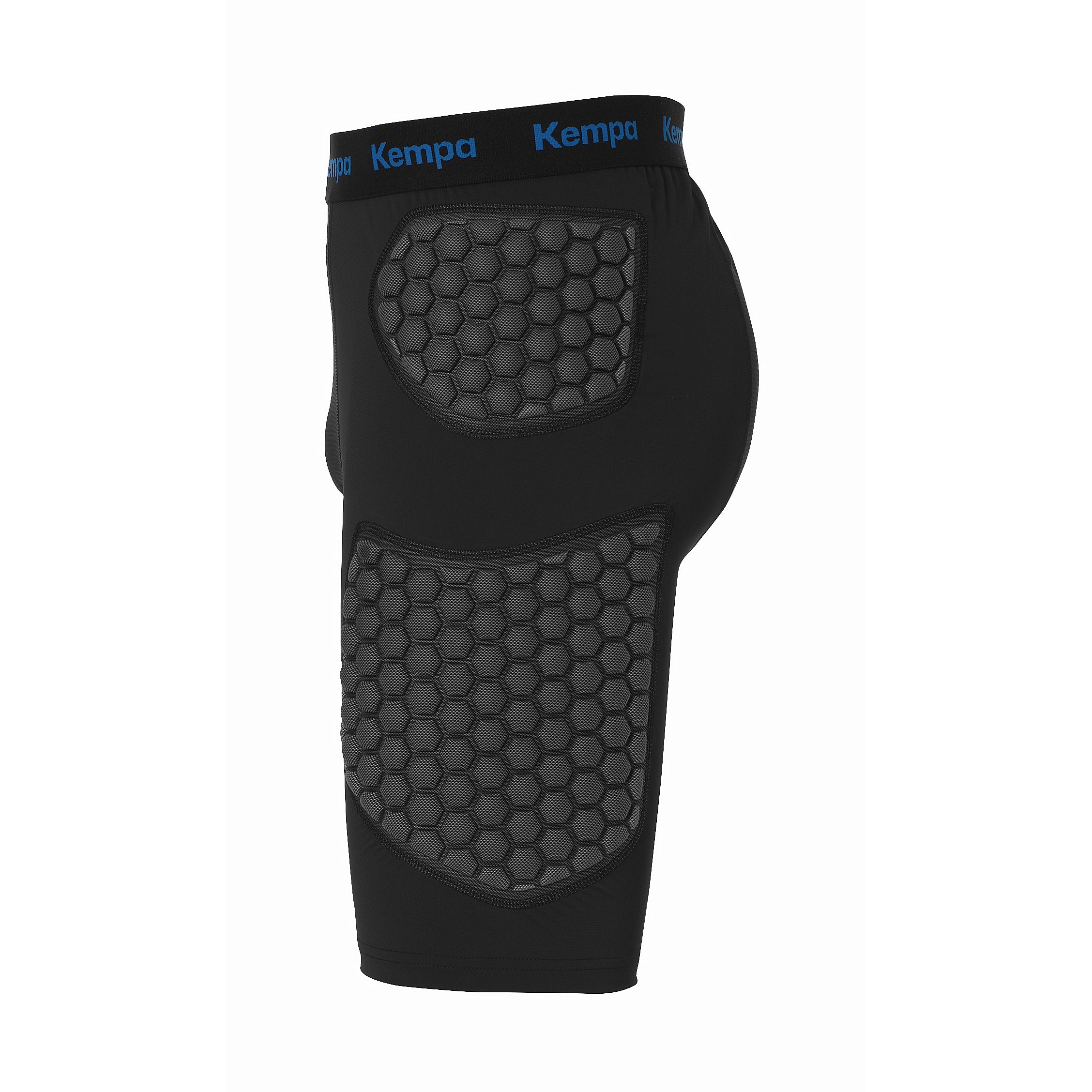 Kempa Protection Shorts, calzoncillos acolchados para hombre, calzoncillos cortos protectores, calzoncillos para balonmano, voleibol & co, negro.