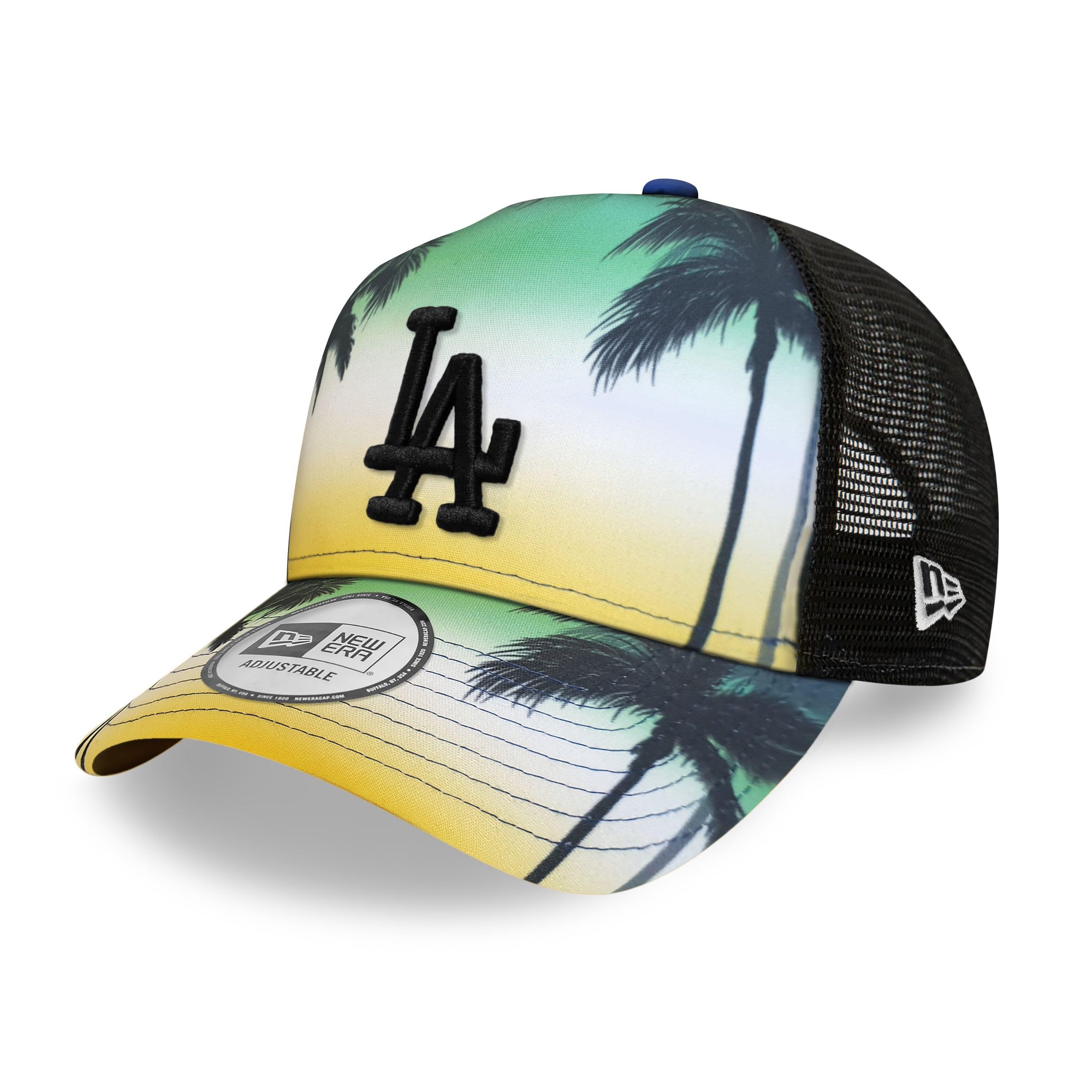New Era Los Angeles Dodgers MLB Cap Trucker Cap verstellbar Basecap Kappe Snapback Summer City grün - One-Size — image 1