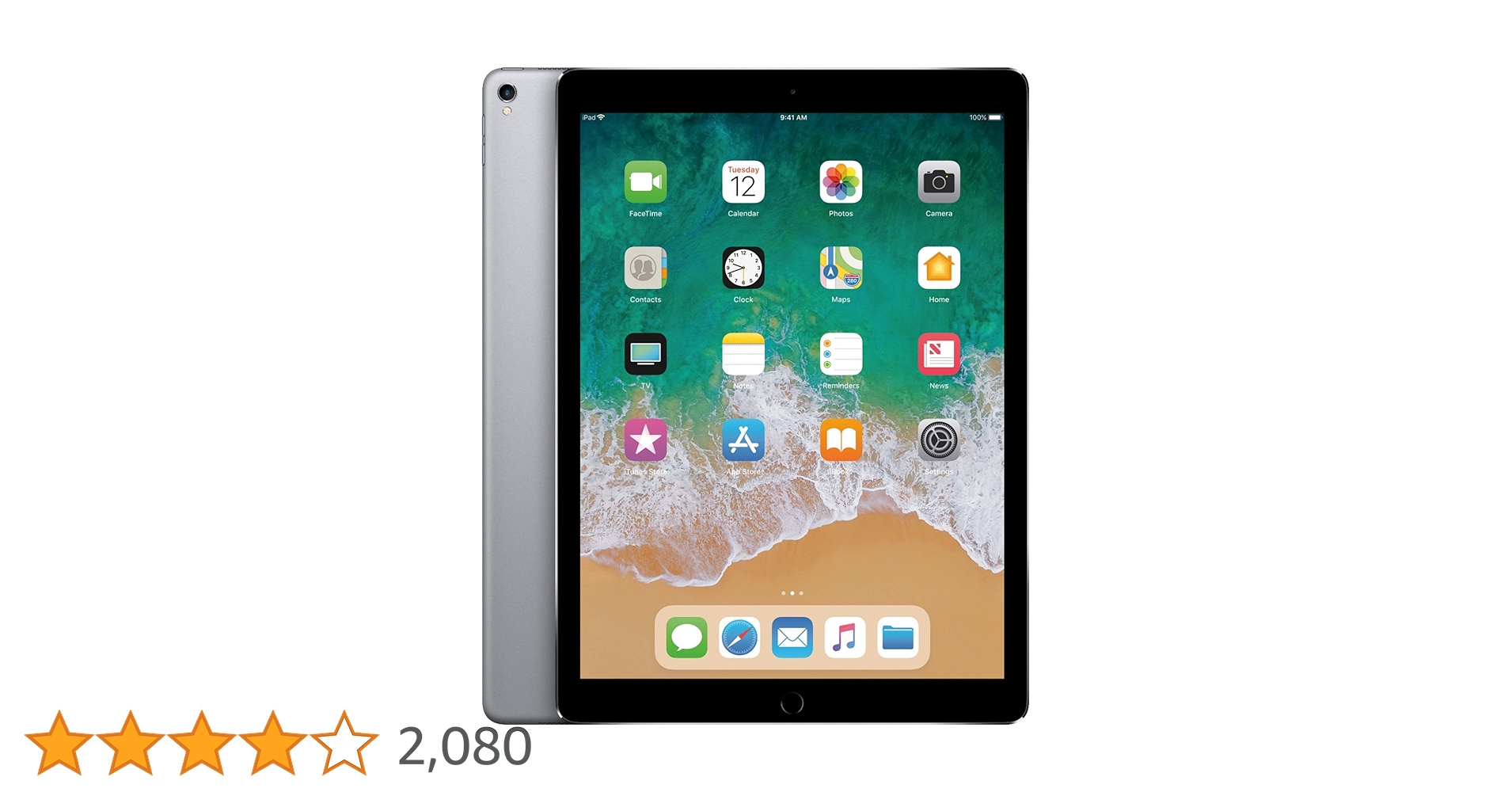Apple iPad Pro 12.9in 64GB WiFi Only, Space Grey (Renewed