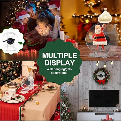 Miniatura 7 de Ventilador de holograma 3D, proyector de ventilador de holograma de 3.4 pulgadas, adecuado para eventos, fiestas, festivales y decoración del hogar,