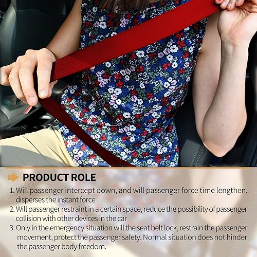 Miniatura 6 de Juego de 2 correas retráctiles ajustables universales de 3 puntos, adecuado para cinturones de modificación, kit para Go Kart, Club Golf Cart, Van,