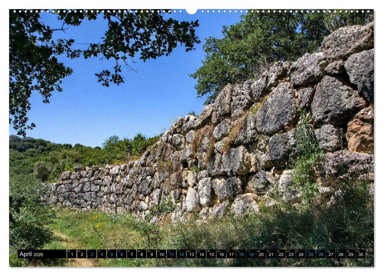 Die Etrusker – Hochkultur im antiken Italien (hochwertiger Premium Wandkalender 2026 DIN A2 quer), Kunstdruck in Hochglanz: Entdeckungsfahrten in der ... - Vetulonia - Roselle (CALVENDO Orte)