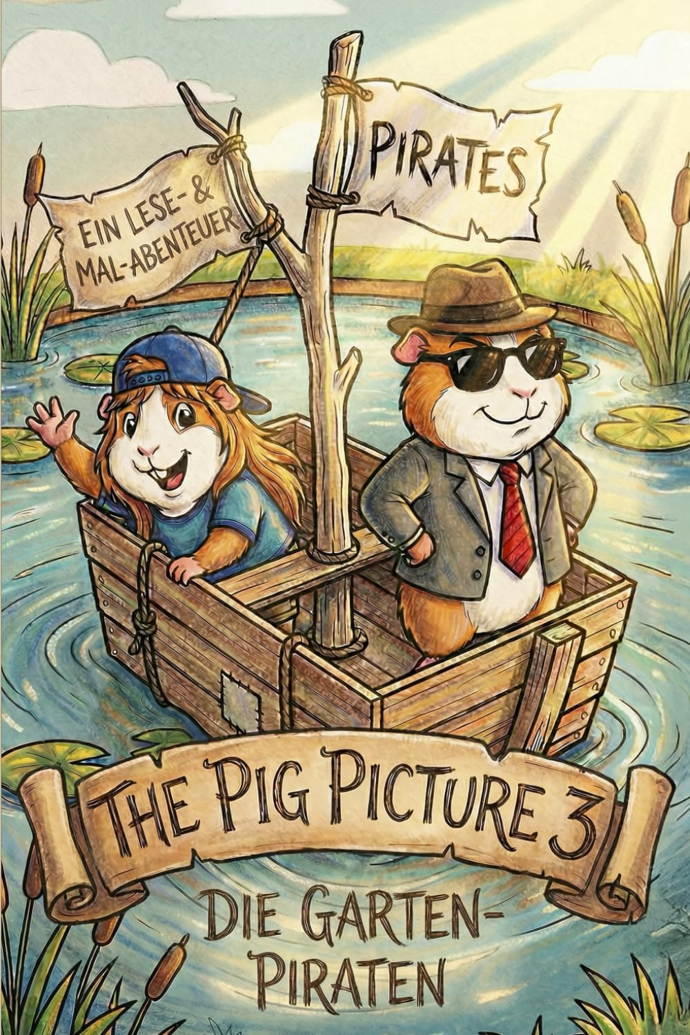 The Pig Picture 3: Die Garten-Piraten - EIN LESE- & MAL-ABENTEUER (The Pig Picture Abenteuer)