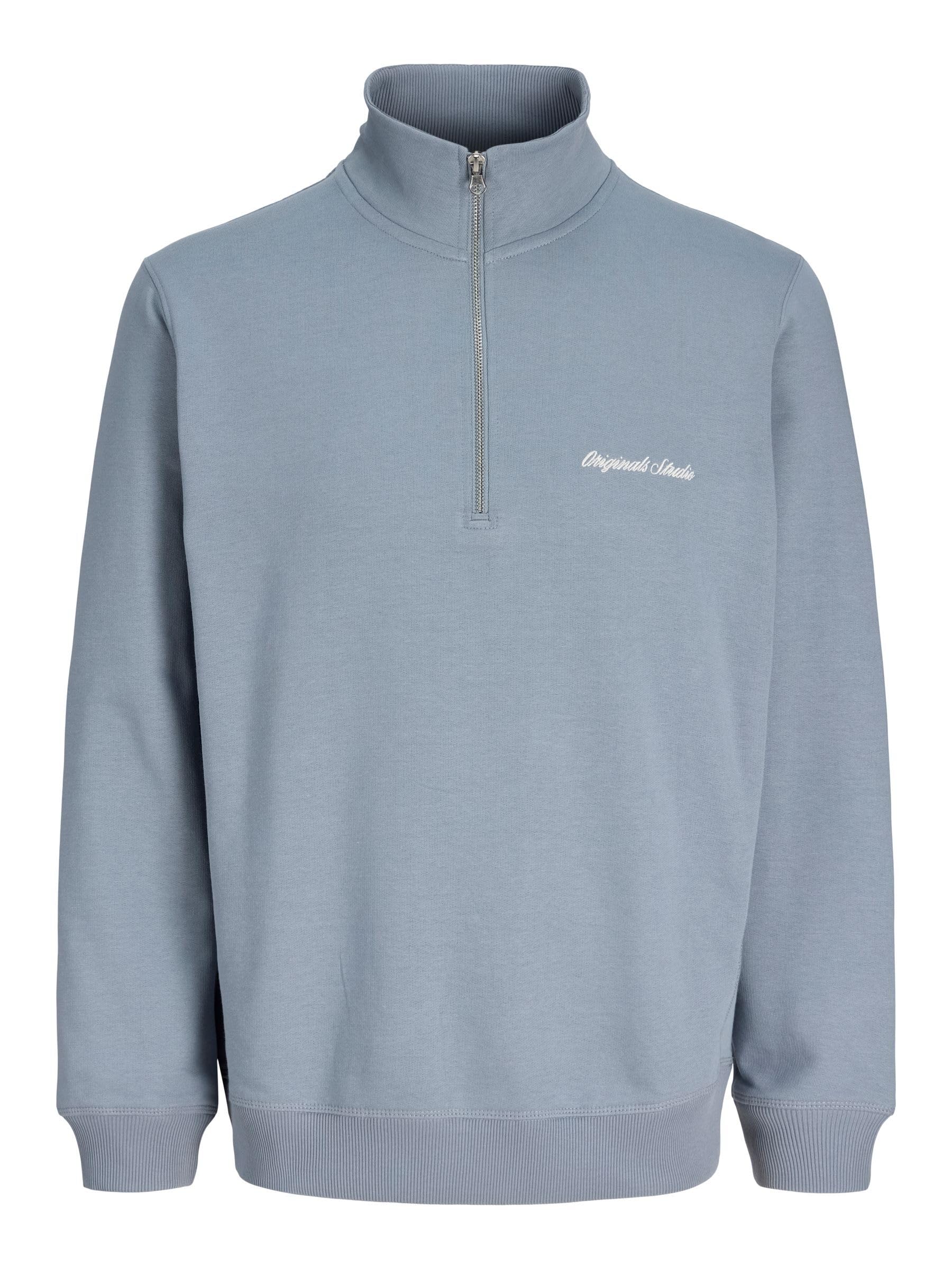 JACK & JONES Male Sweatshirt mit halbem Reißverschluss Sweatshirt mit halbem Reißverschluss