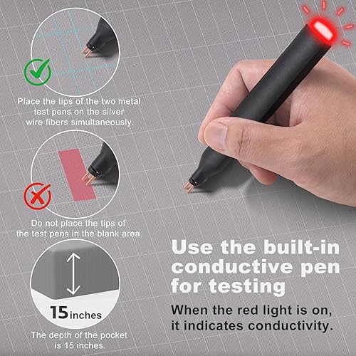 Miniatura 2 de Grounding Sheets King, 90 % algodón orgánico + 10 % fibra de plata pura, juego de sábanas con tierra de bolsillo profundo, alivia el dolor, se