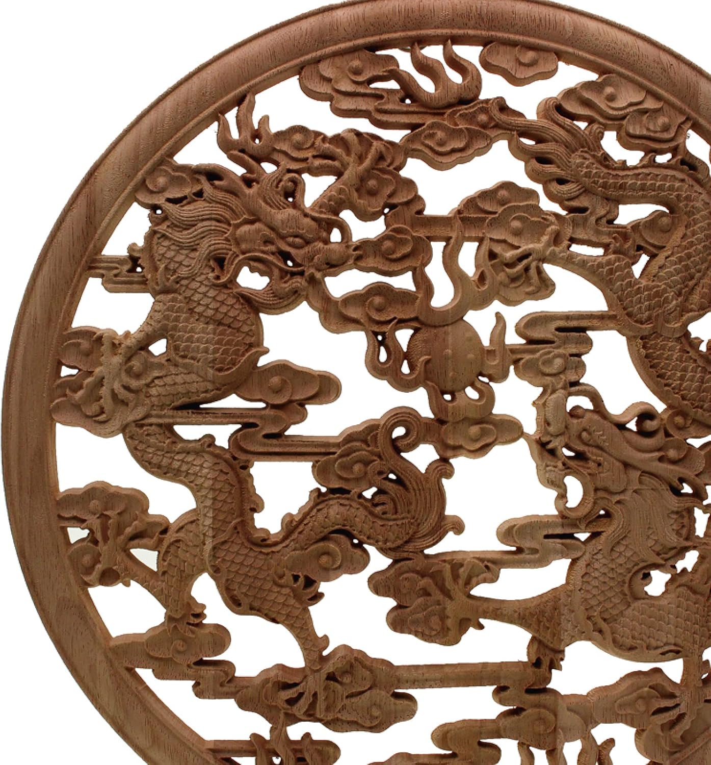コーナーウィンドウ花木彫りデカールラバーウッド彫刻コーナーアップリケ装飾フレーム壁ドア装飾置物 24*24 センチメートル