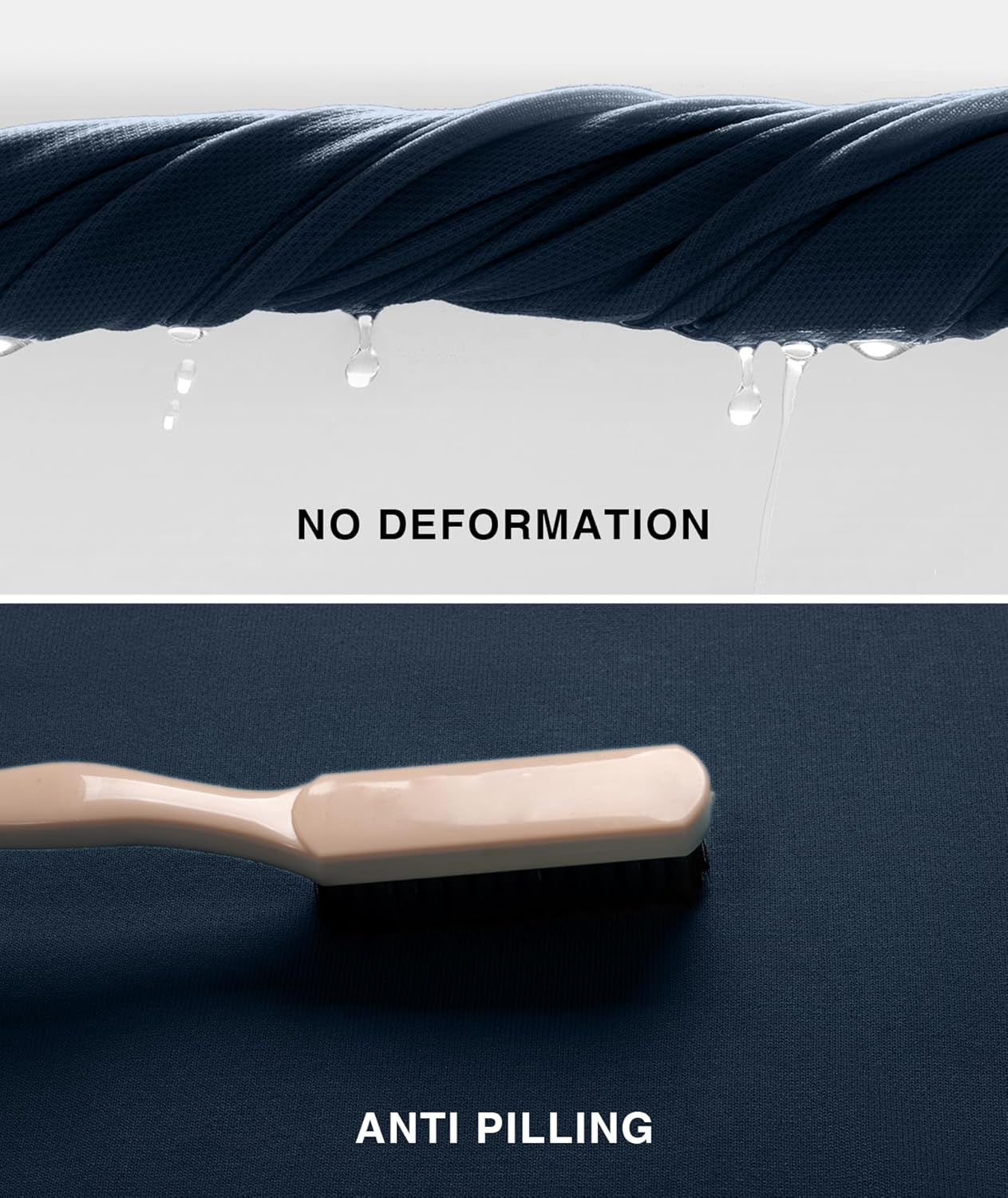 SWISSWELL 3 Pack Long Sleeve Polo Shirts for Men Moisture Wicking Work Collared Shirt with Pocket - Image 6