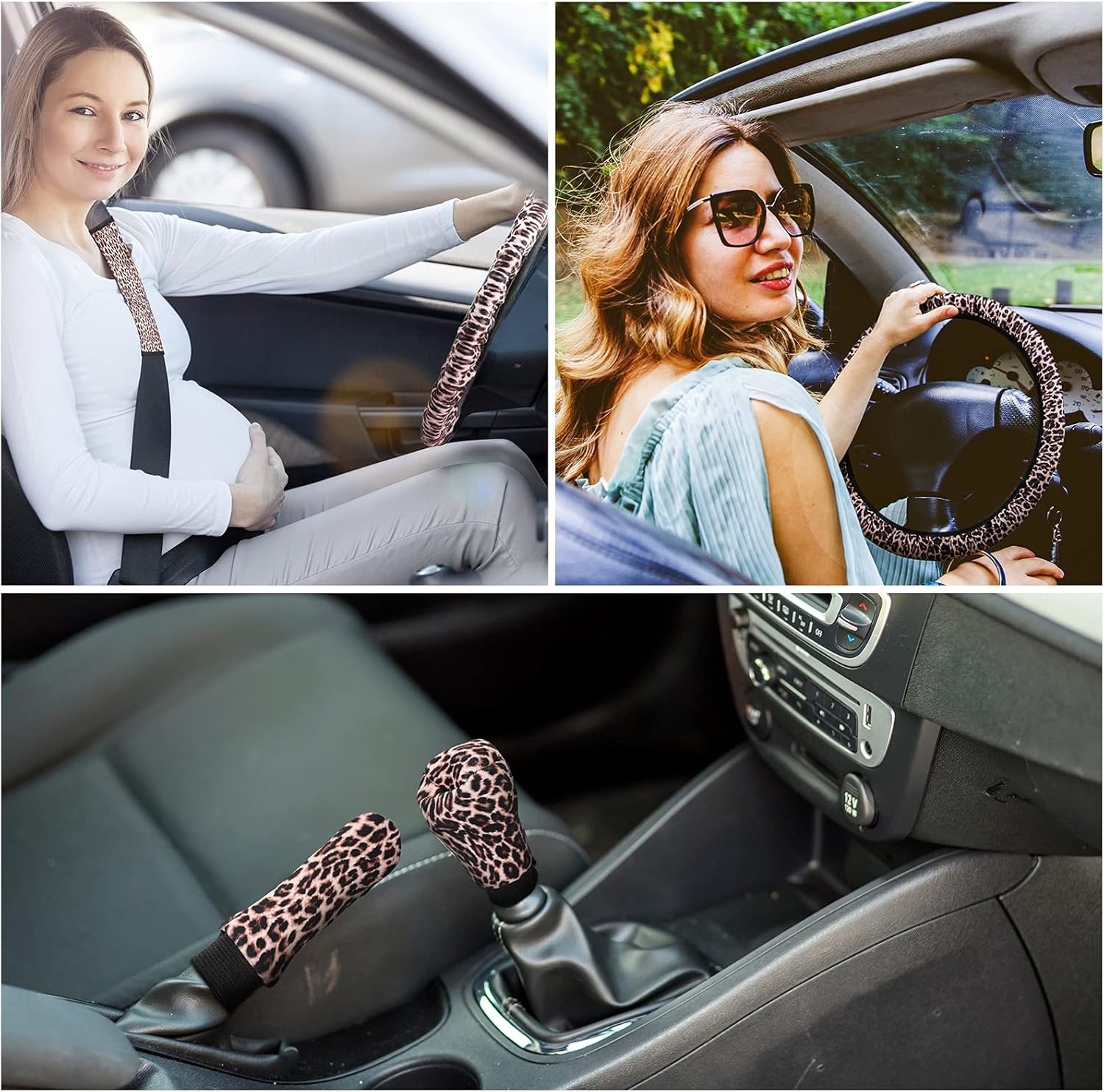 Get Popular Offer 25 Pieces Leopard Print Car Seat Cover Full Set, Leopard Car Accessories Steering Wheel Cover Metal License Plate Cover Headrest Seat Belt Cover Coaster Armrest Pad Handbrake Shift Gear Cover Keyring Best Cyber Deals 🔥 25 Pieces Leopard Print Car Seat Cover Full Set, Leopard Car Accessories Steering Wheel Cover Metal License Plate Cover Headrest Seat Belt Cover Coaster Armrest Pad Handbrake Shift Gear Cover Keyring