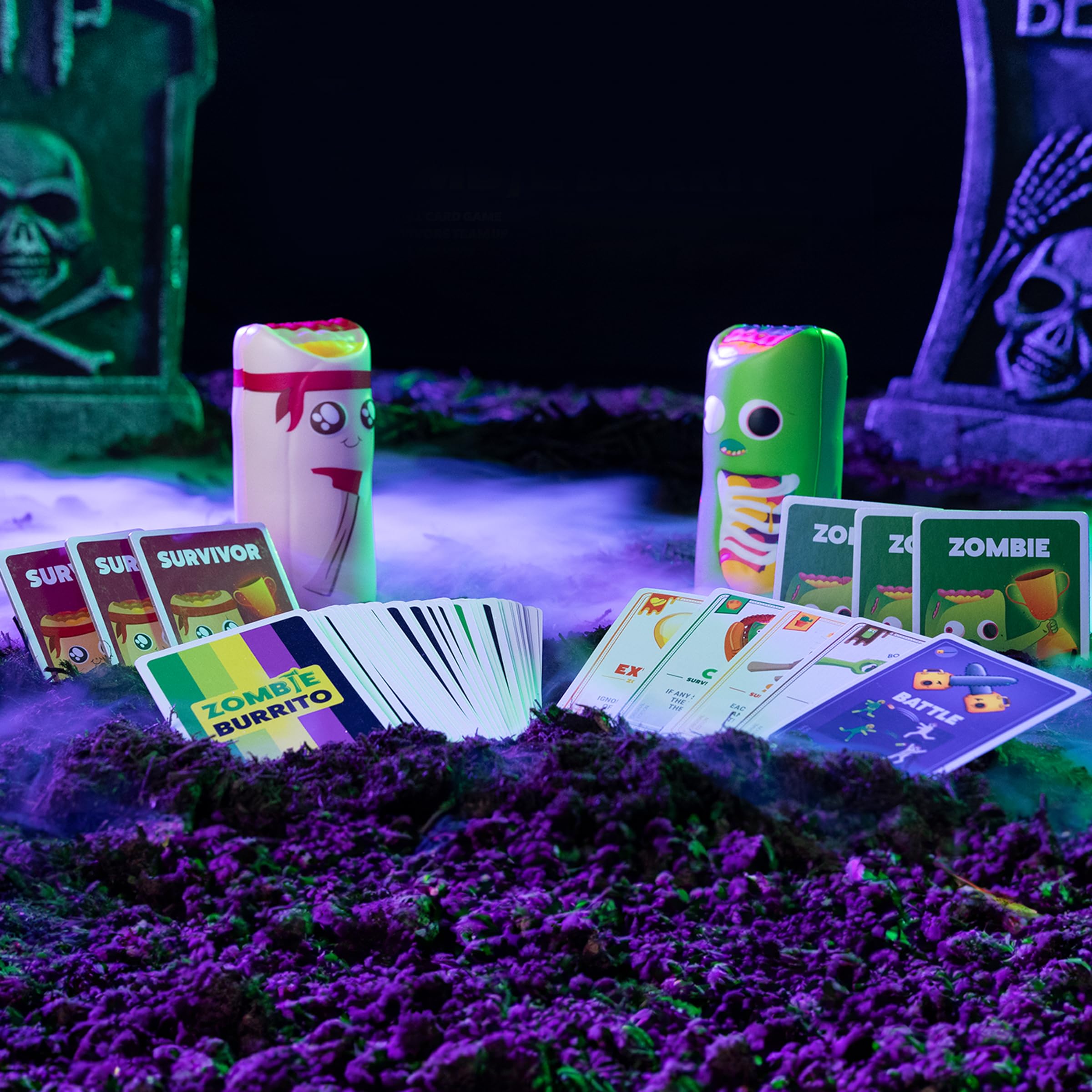 Exploding Kittens Zombie Burrito | EIN Gefangenenball-Kartenspiel, ab 7 Jahren, 3 bis 6 Spieler, 15 Minuten pro Spiel, Spanisch
